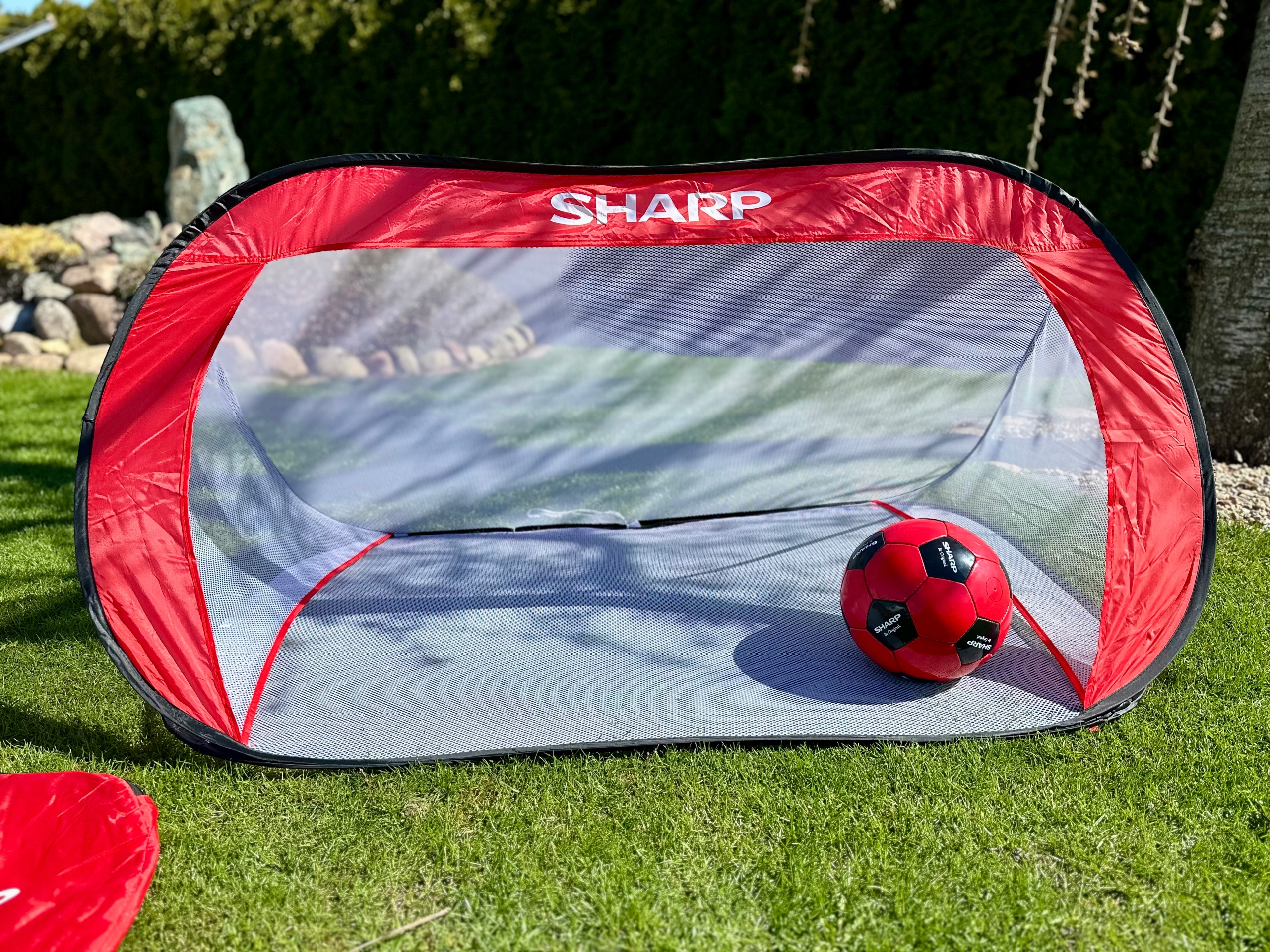 Zestaw Piłka Nożna Bramki 2xBramka 141 x 80cm Piłka Nożna