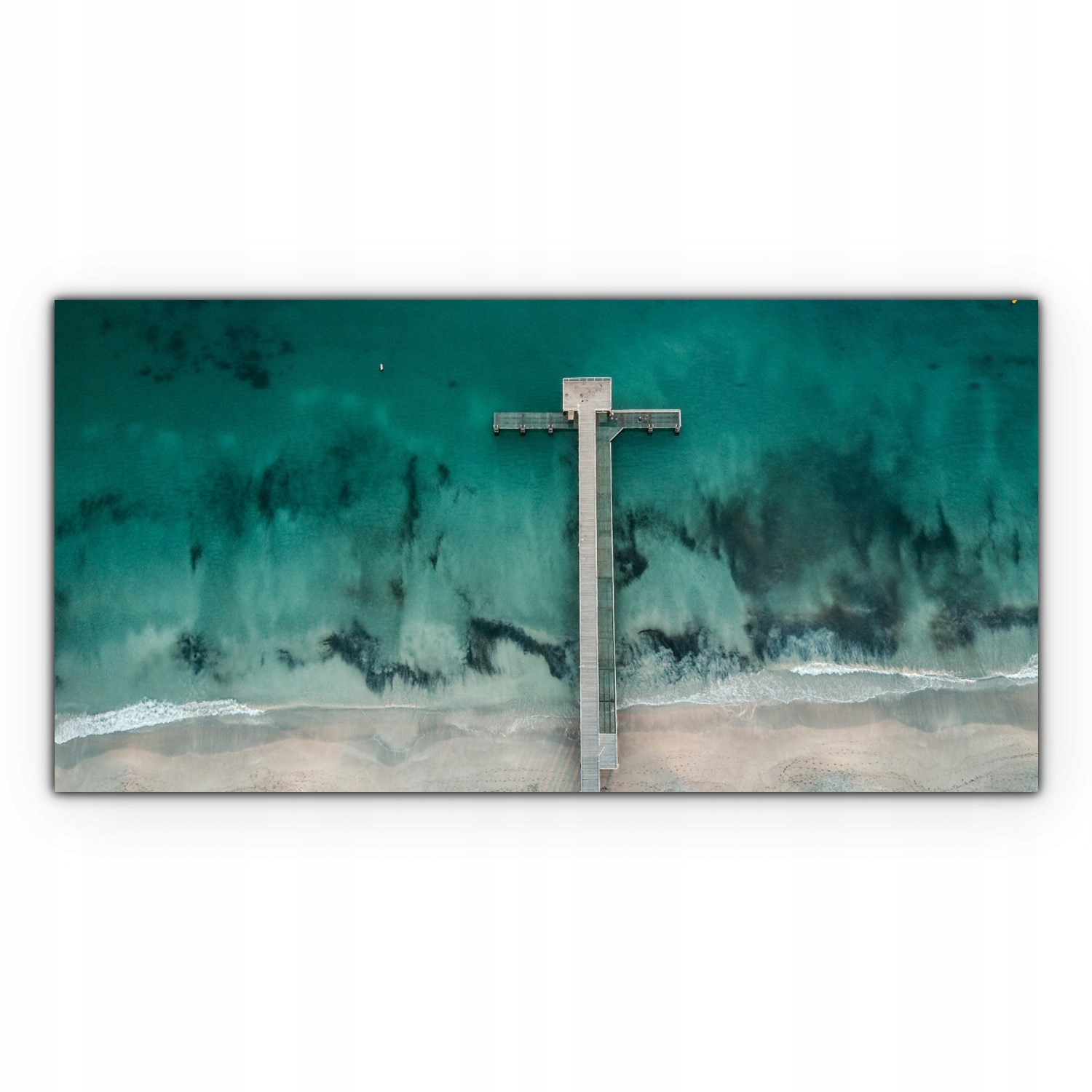 

Obraz na płótnie do salonu 140x70 Molo Ocean Plaża