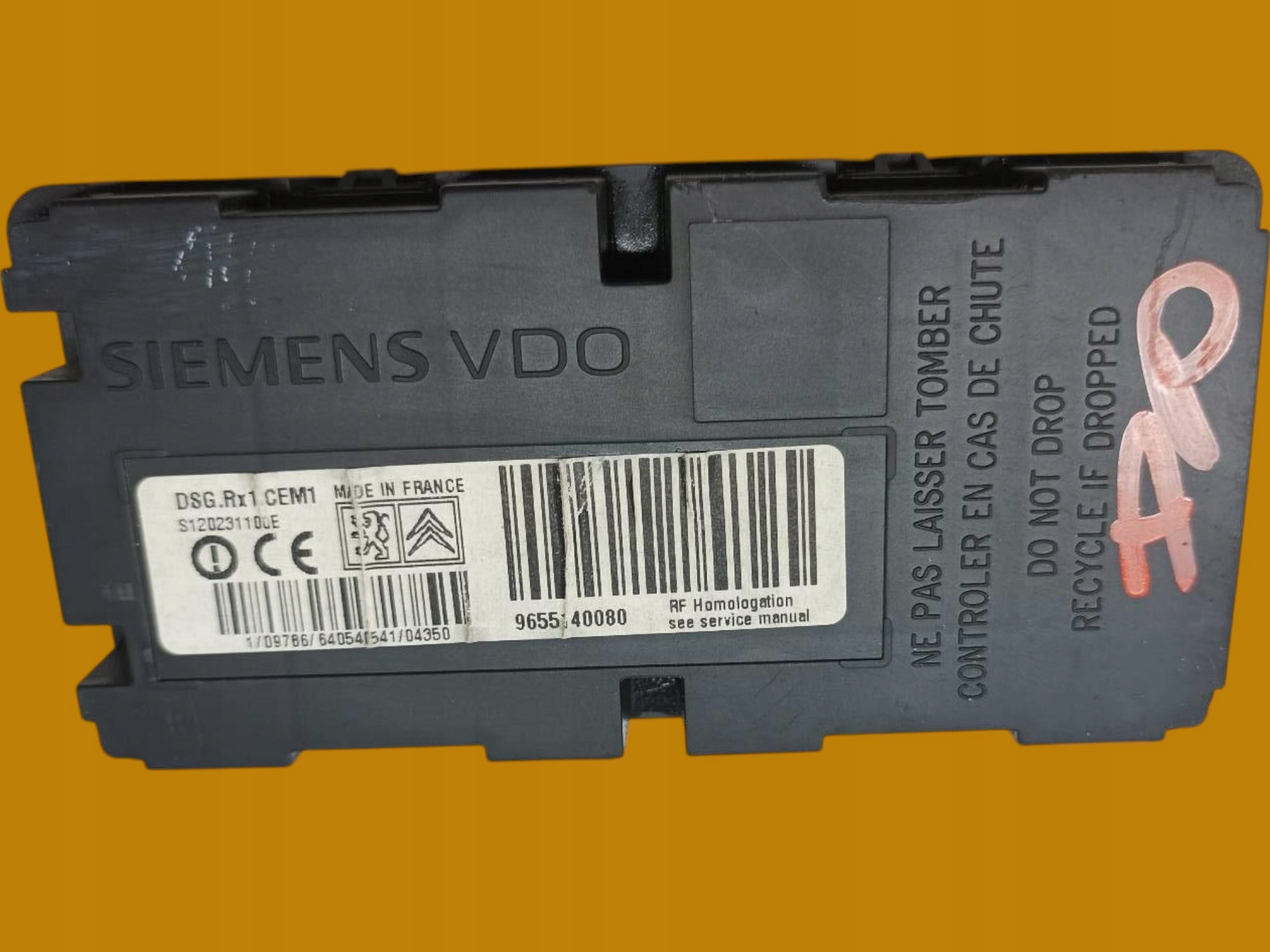 modulo KONTROLI pressione W OPONACH 9655140080 Peugeot 407 e (2004-2010)