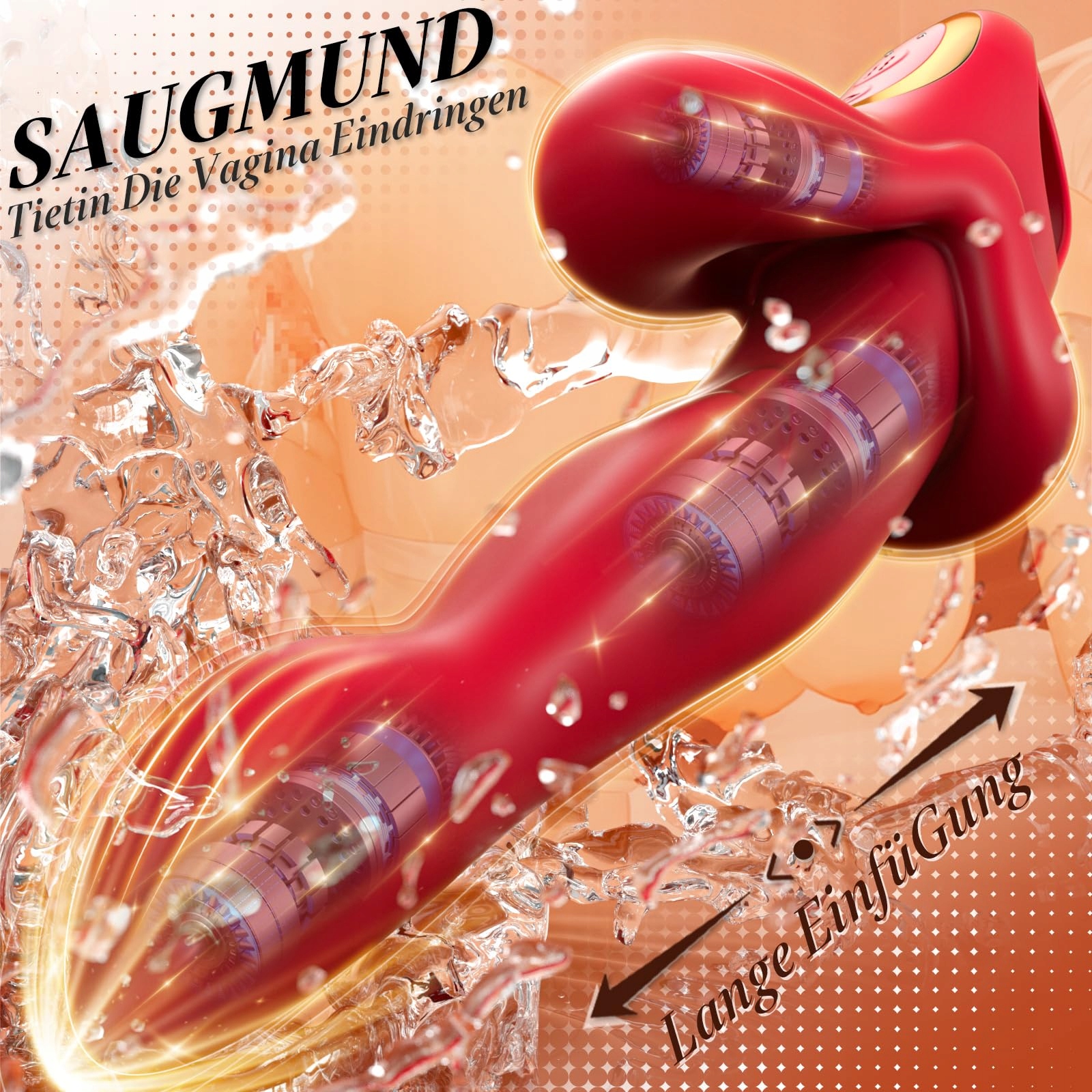 DILDO VIBRATOR Zestaw Wibratorów Dla Kobiet Klitoris 10 Trybów Wibracji — miniatura 5