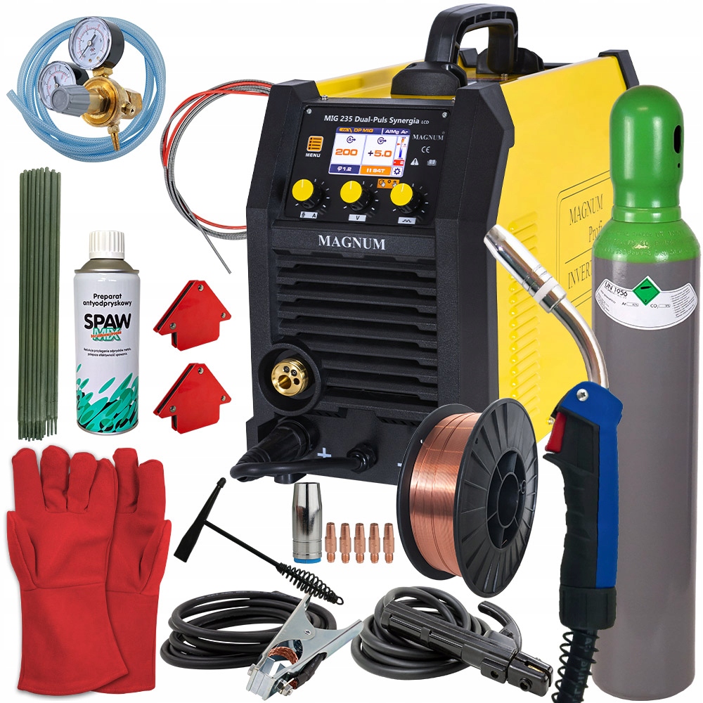 MIGOMAT Magnum MIG 235 подвійний імпульсний Синергія комплект