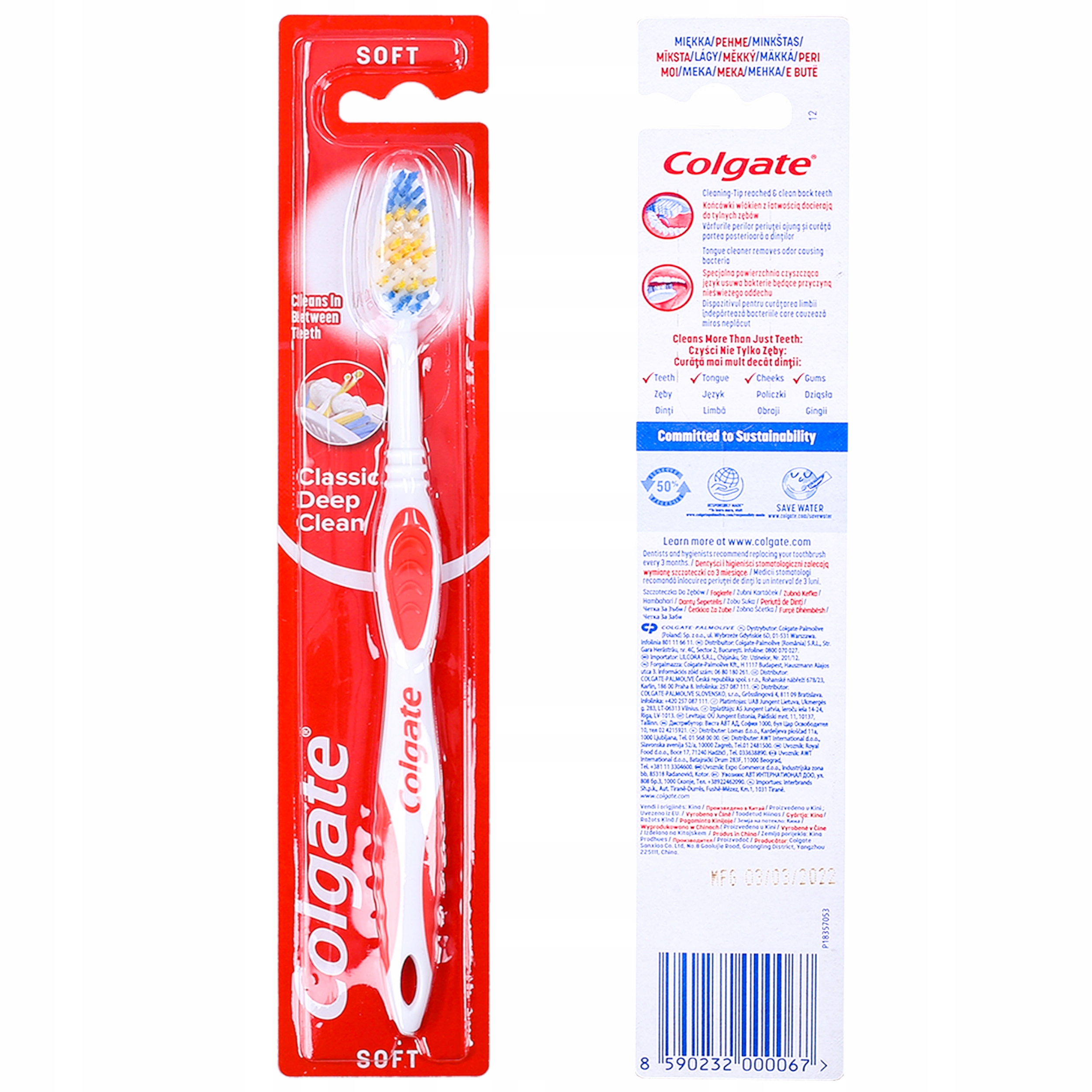 

Colgate Deepclean Soft Szczoteczka Do Zębów Miękka