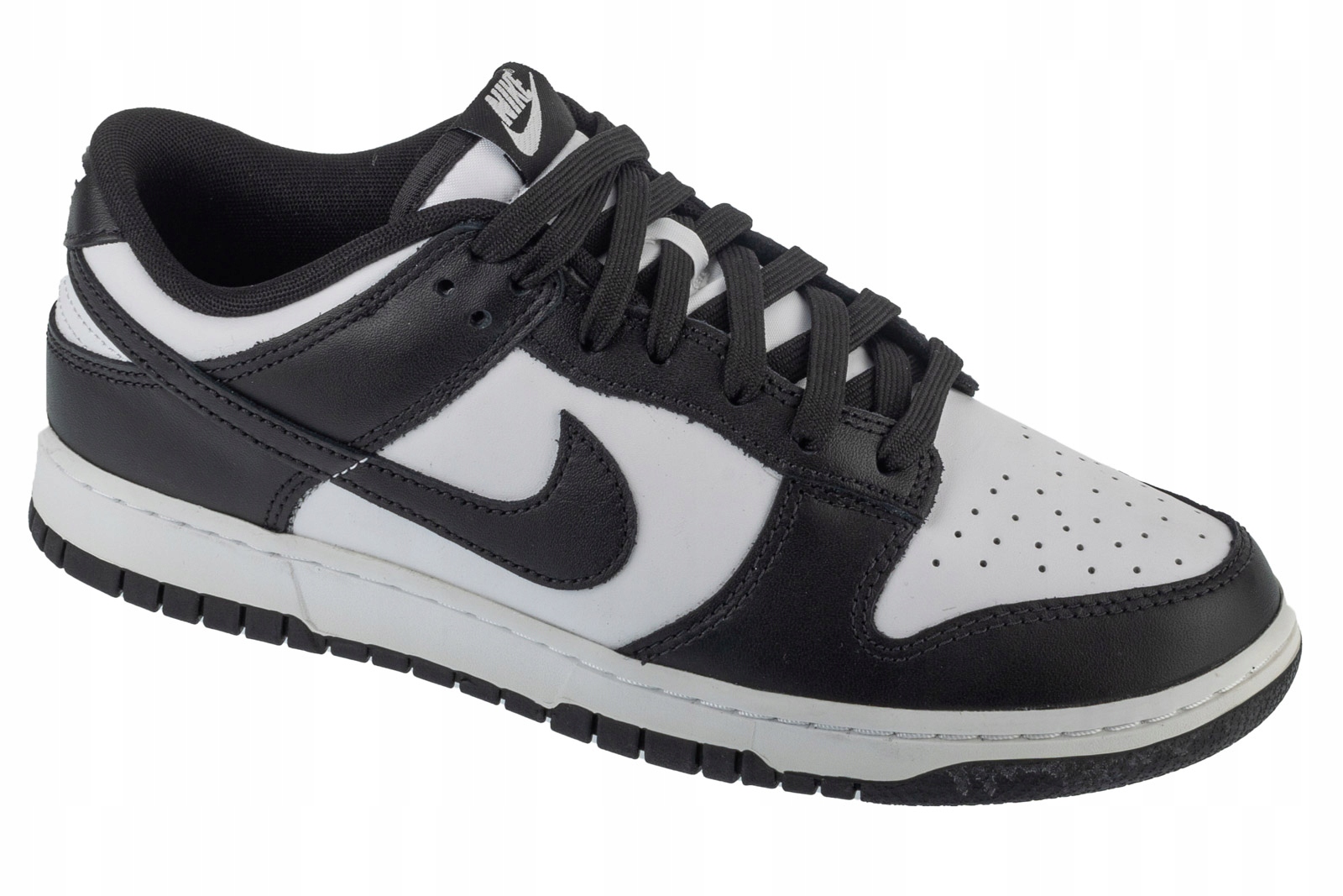 Nike Dunk Low Retro (45) Pánské kožené tenisky, bílé