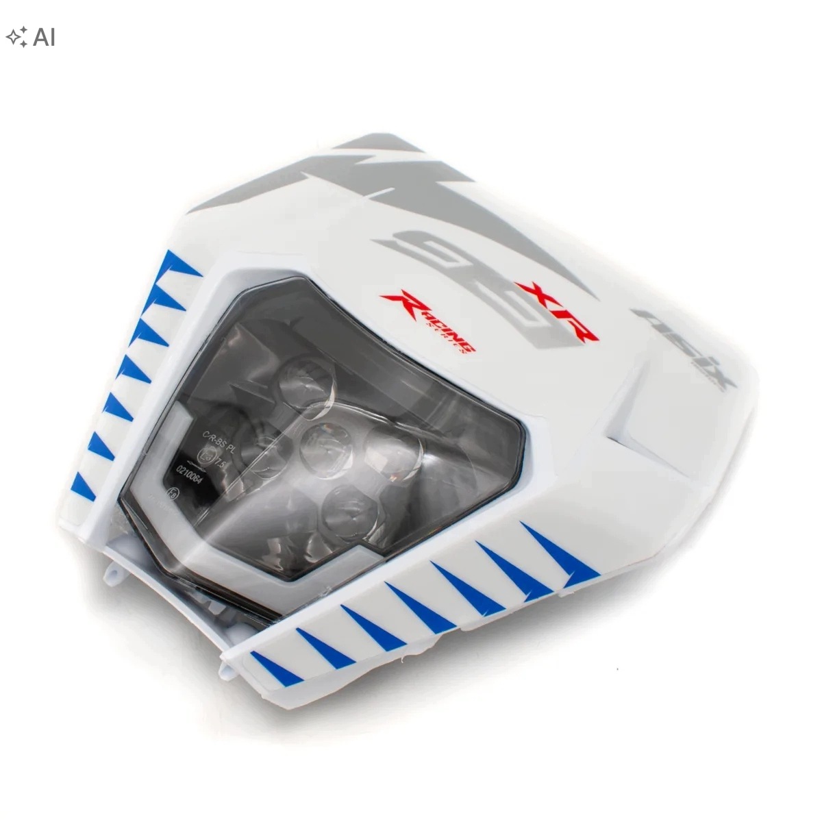 Lampa Przód Owiewka Cross Asix XR99 300CC Biało-niebieska Boost Parts