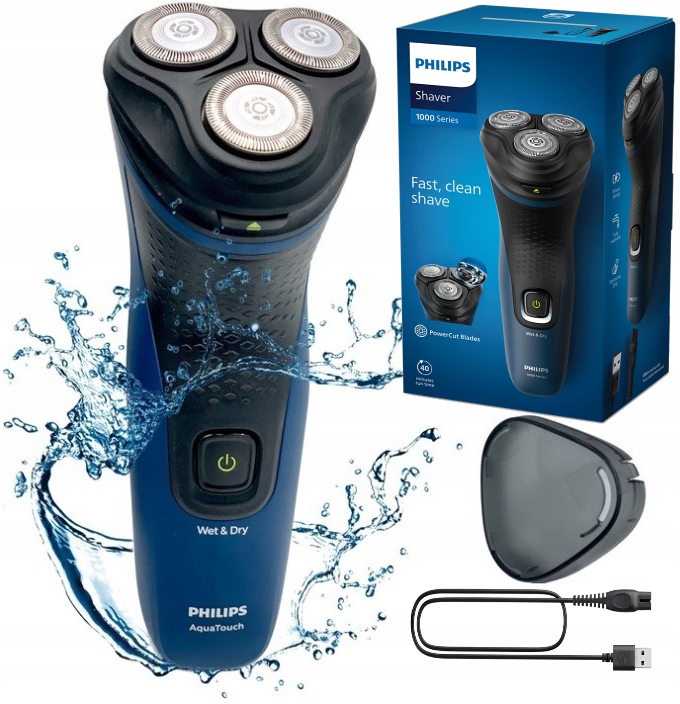 Golarka Philips maszynka do golenia brody zarostu na sucho i mokro