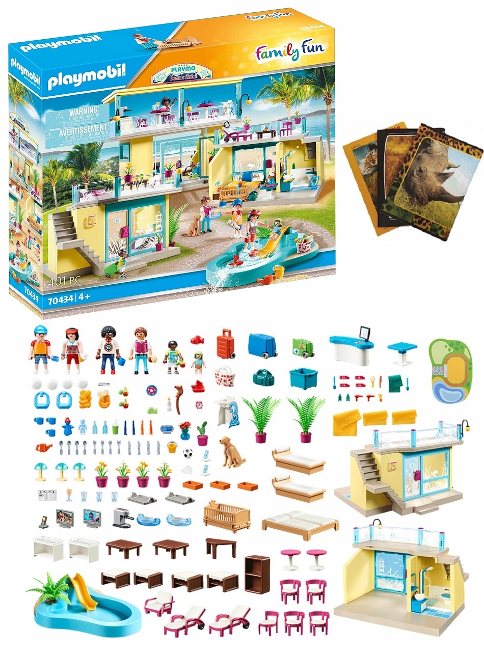 Playmobil 70434 Family Fun : Playmo beach hotel - Jeux et jouets Playmobil  - Avenue des Jeux