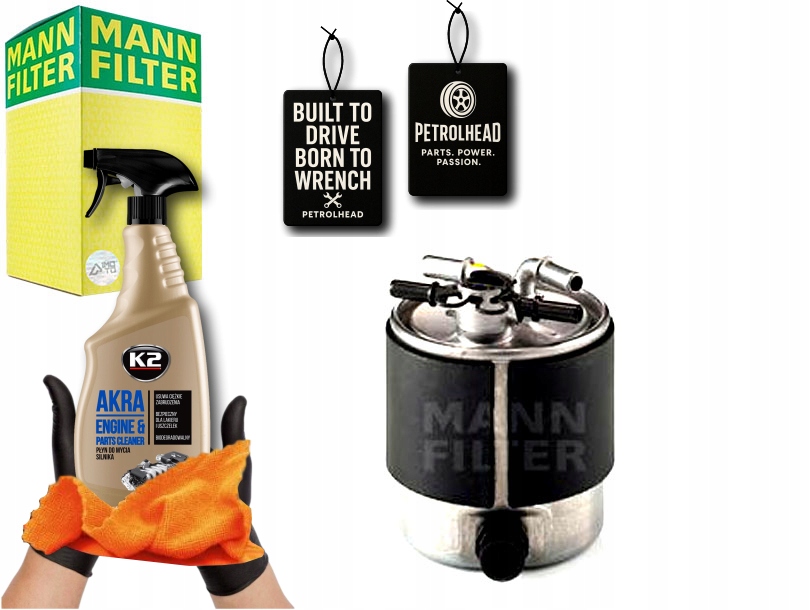 Palivový Filtr Nissan Qashqai Mann-filter #Petrolhead Pro+ Kit12