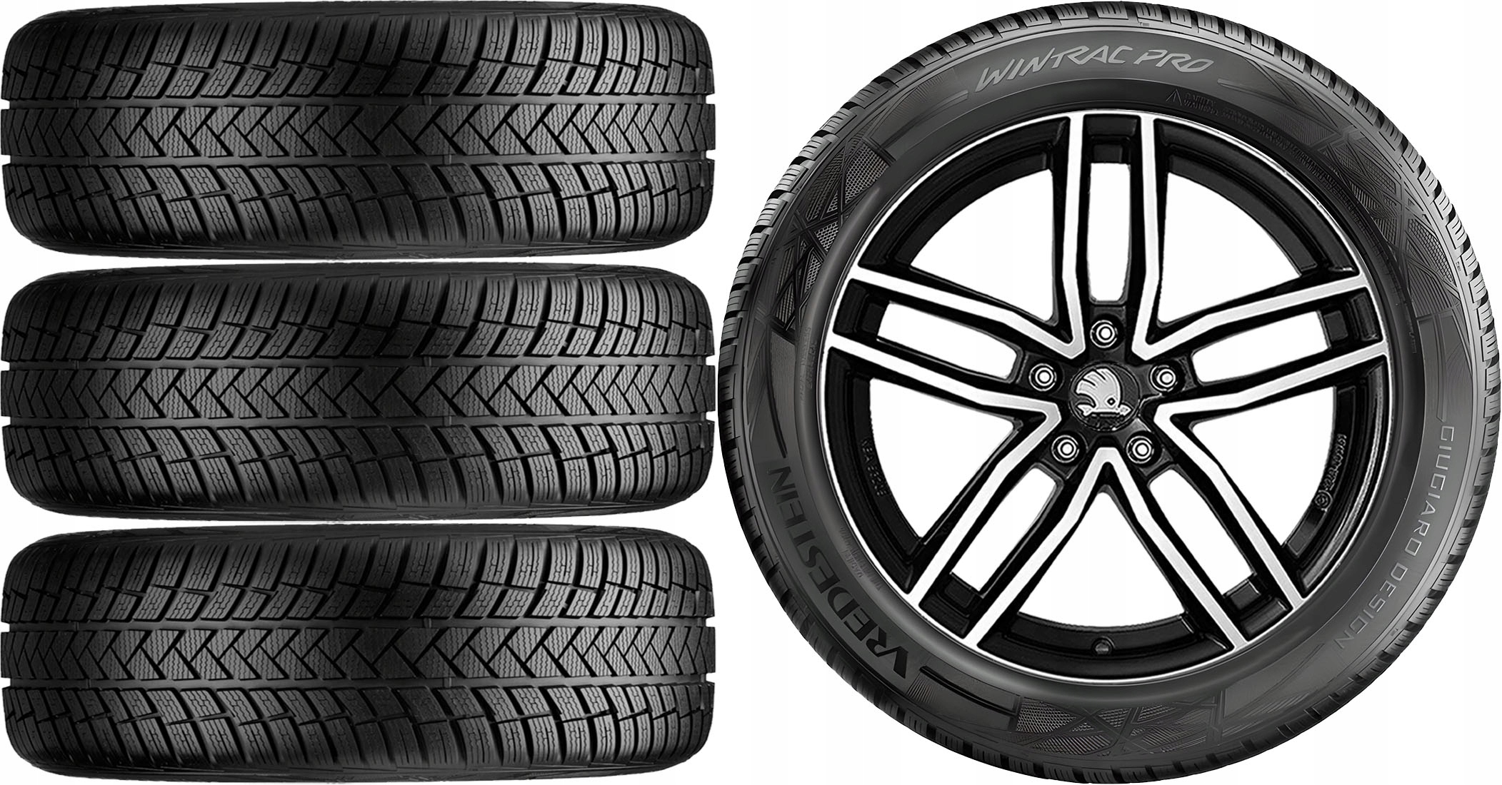 КОЛЕСА ЗИМА ШКОДА Octavia 2 II Vredestein 2255r17