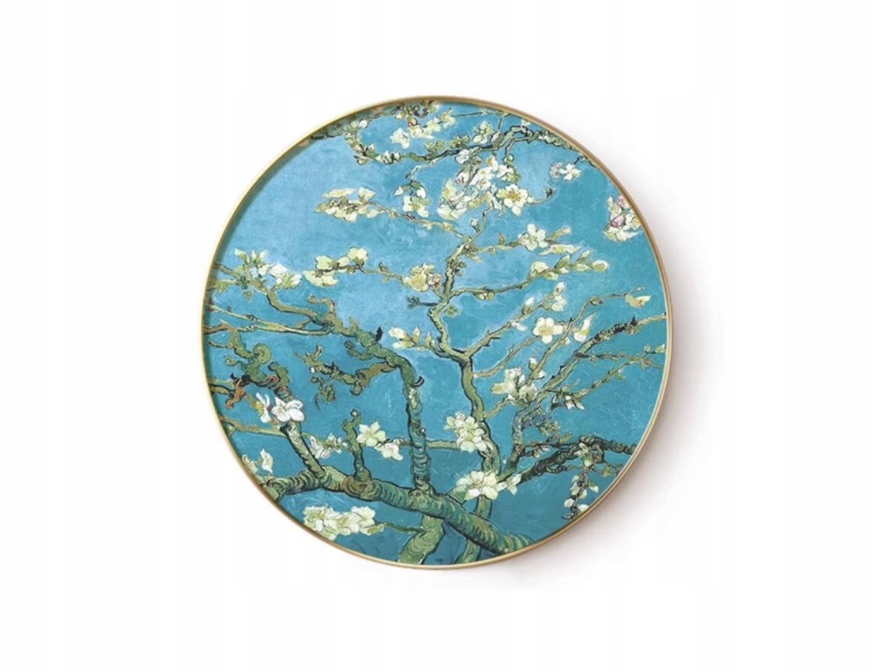 Okrúhly Obraz Van Gogh Kvitnúci Mandľovník Carmani Obraz Na Stenu