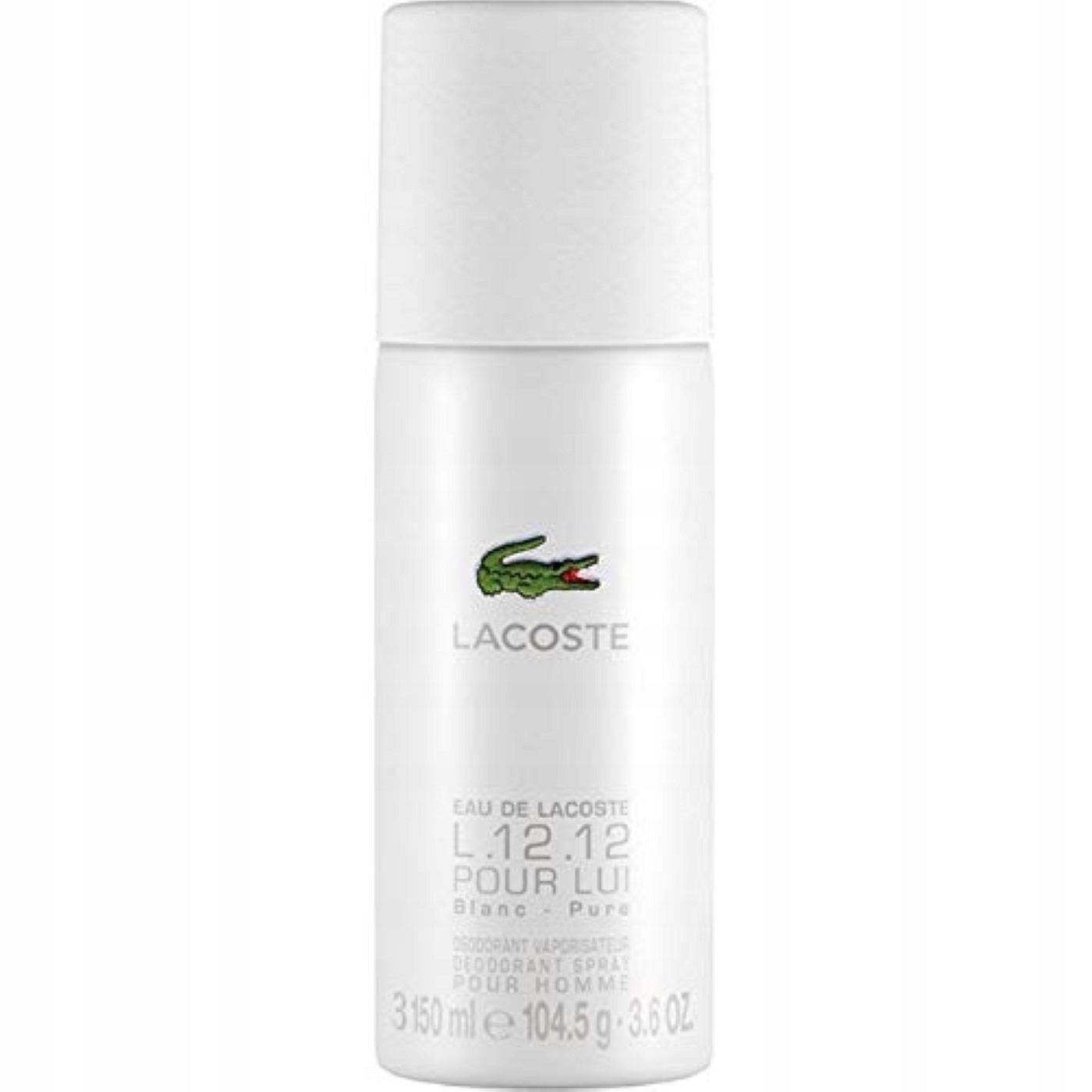Lacoste Eau De Lacoste L.12.12 Blanc Deodorant Ve Spreji Objem: 150 ML Pro
