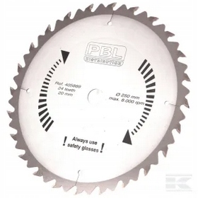 Řezací Kotouč CrV2 24-Z 250 mm 20 mm Kramp