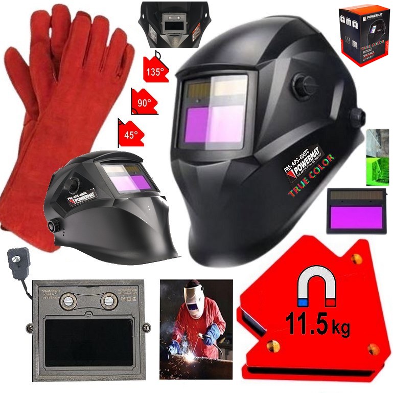 PRZYŁBICA SPAWALNICZA MASKA SAMOŚCIEMNIAJĄCA AUTOMATYCZNA COLOR TRUE LCD