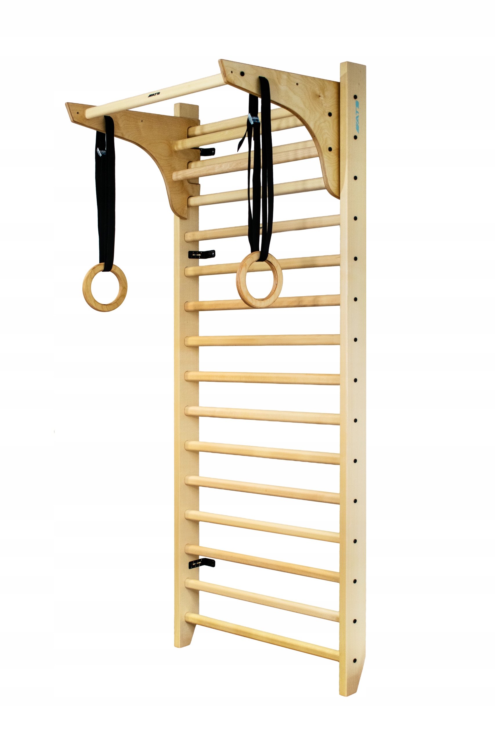 Drabinka Gimnastyczna Z Drążkiem Dla Dzieci Bukowa rehabilitacyjna