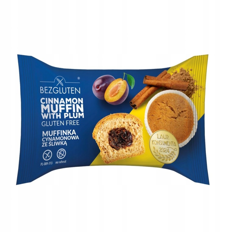 Levně Skořicová muffinka se švestkou Bezgluten 60 g