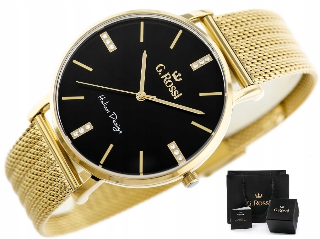 

Zegarek Damski G. Rossi Alta mesh + Box + Grawer