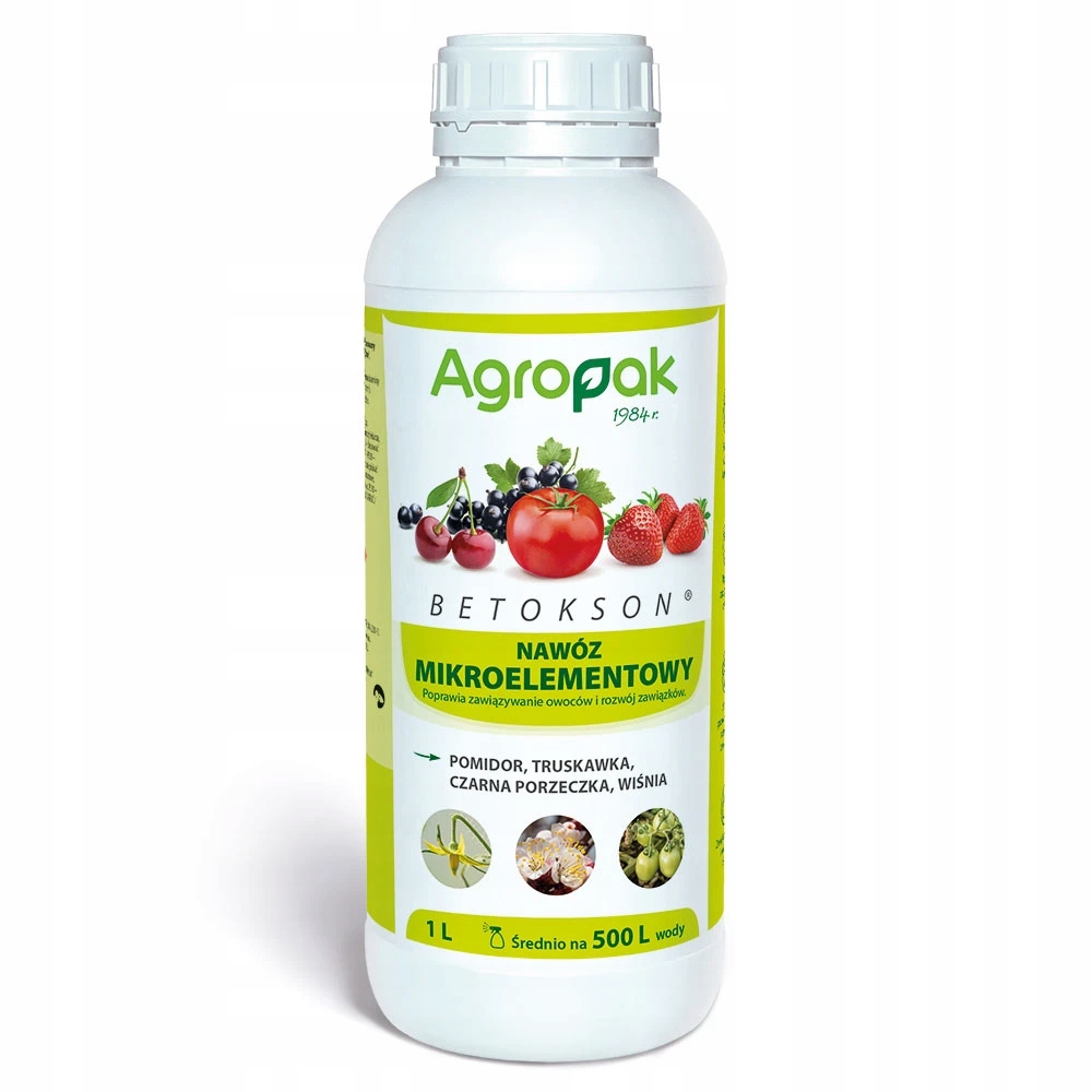 Preparat Poprawiający Zawiązywanie Owoców Betokson 1 L Lepsze Zdrowe Plony