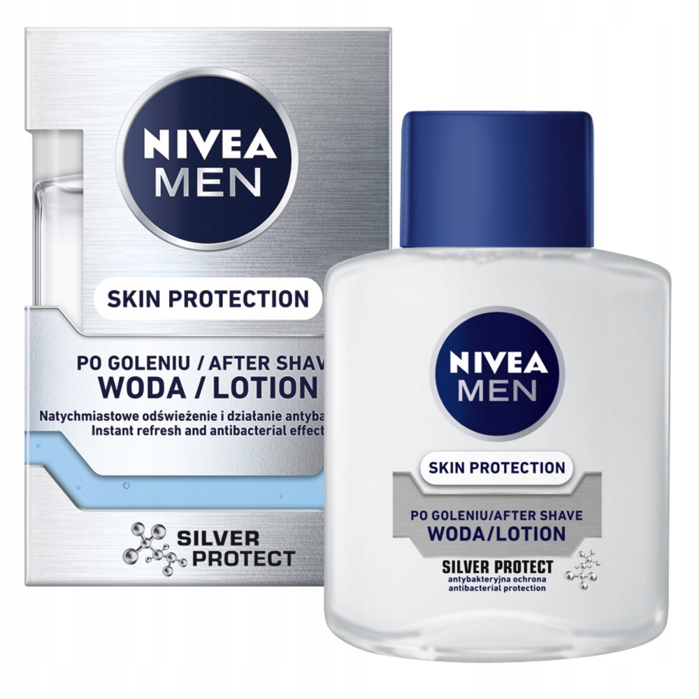 

Woda po goleniu Nivea Men Silver Protect 100ml