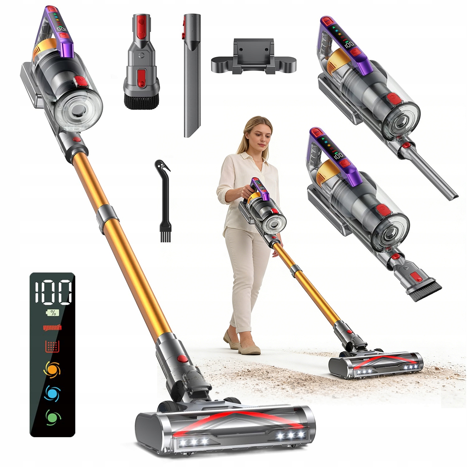 Vysavač Silné Sání Podlahových Koberců