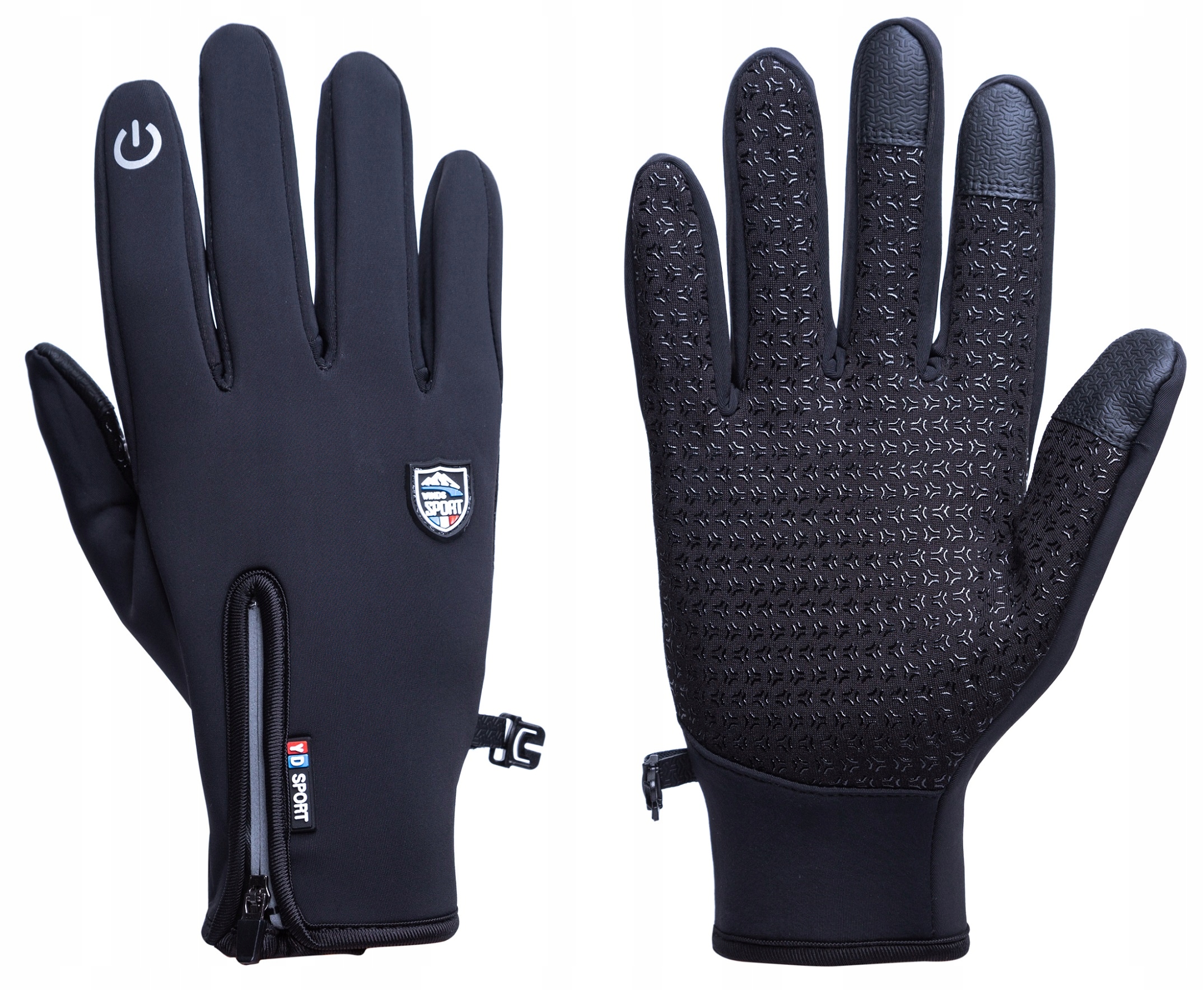 

Rękawiczki dotykowe wodoodporne ocieplane odblask