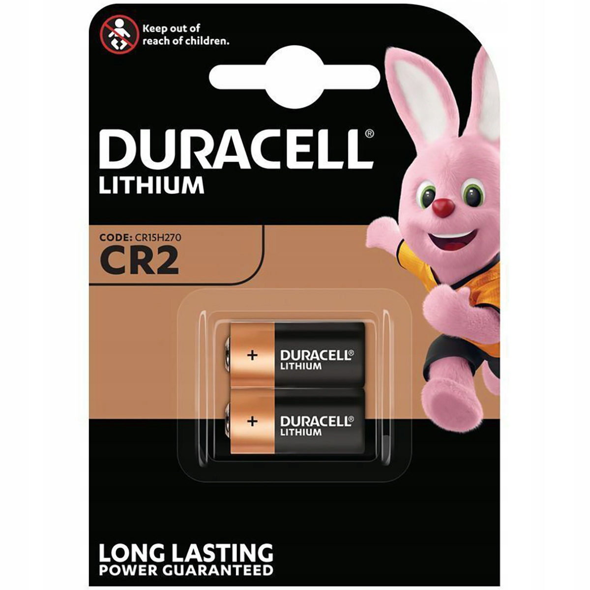 2x Bateria litowa Duracell High Power CR2 DL2 3V