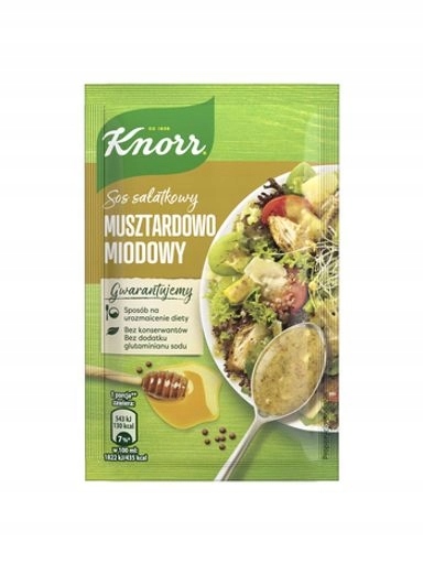 Levně 25 x Knorr Omáčka salátová hořčicově medová 8 g