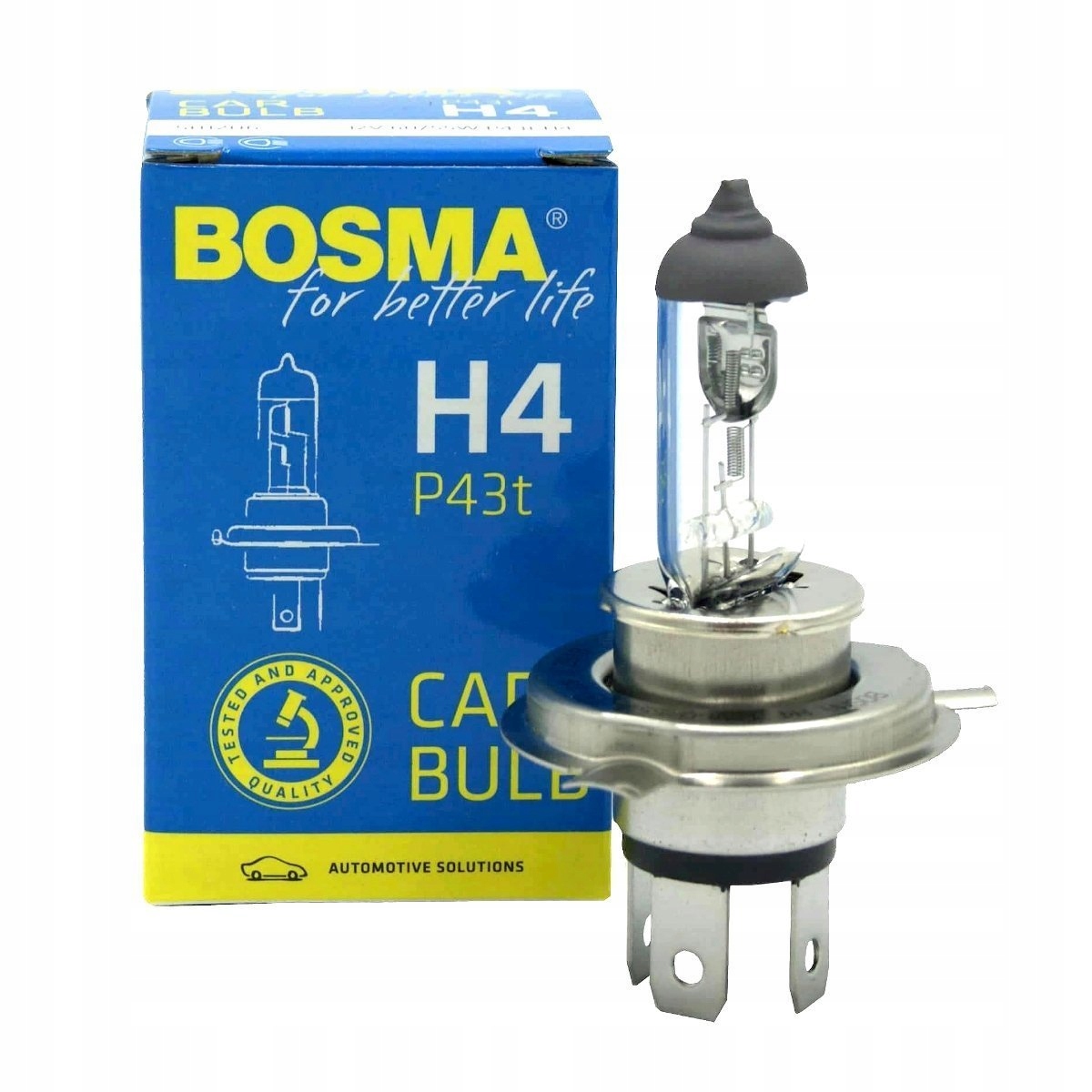 Bosma Żarówka Samochodowa H4 12V 60/55W 1314 1SZT.
