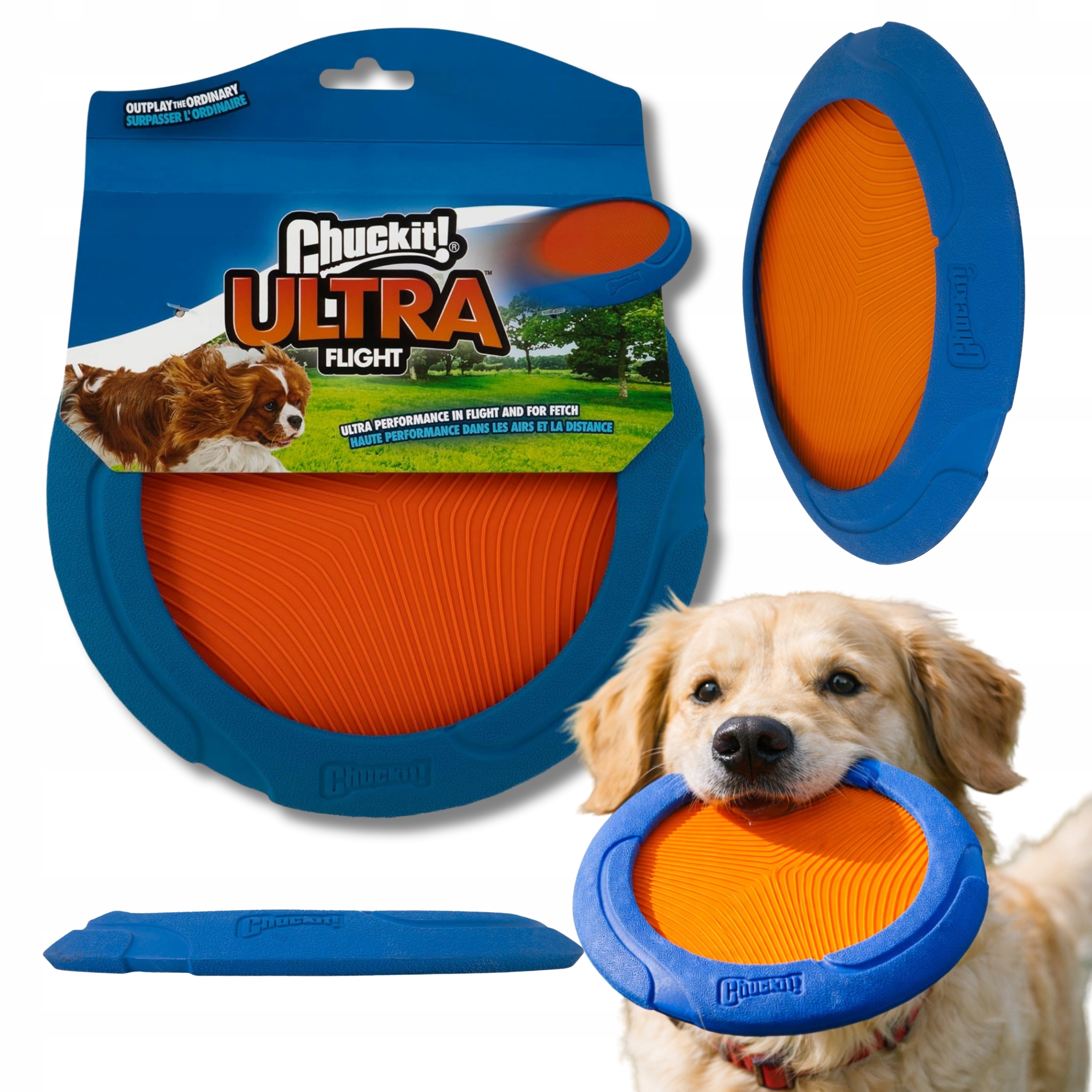 Levně Originální Disk Chuckit Ultra Flight Frisbee Odolný Aport Dárek