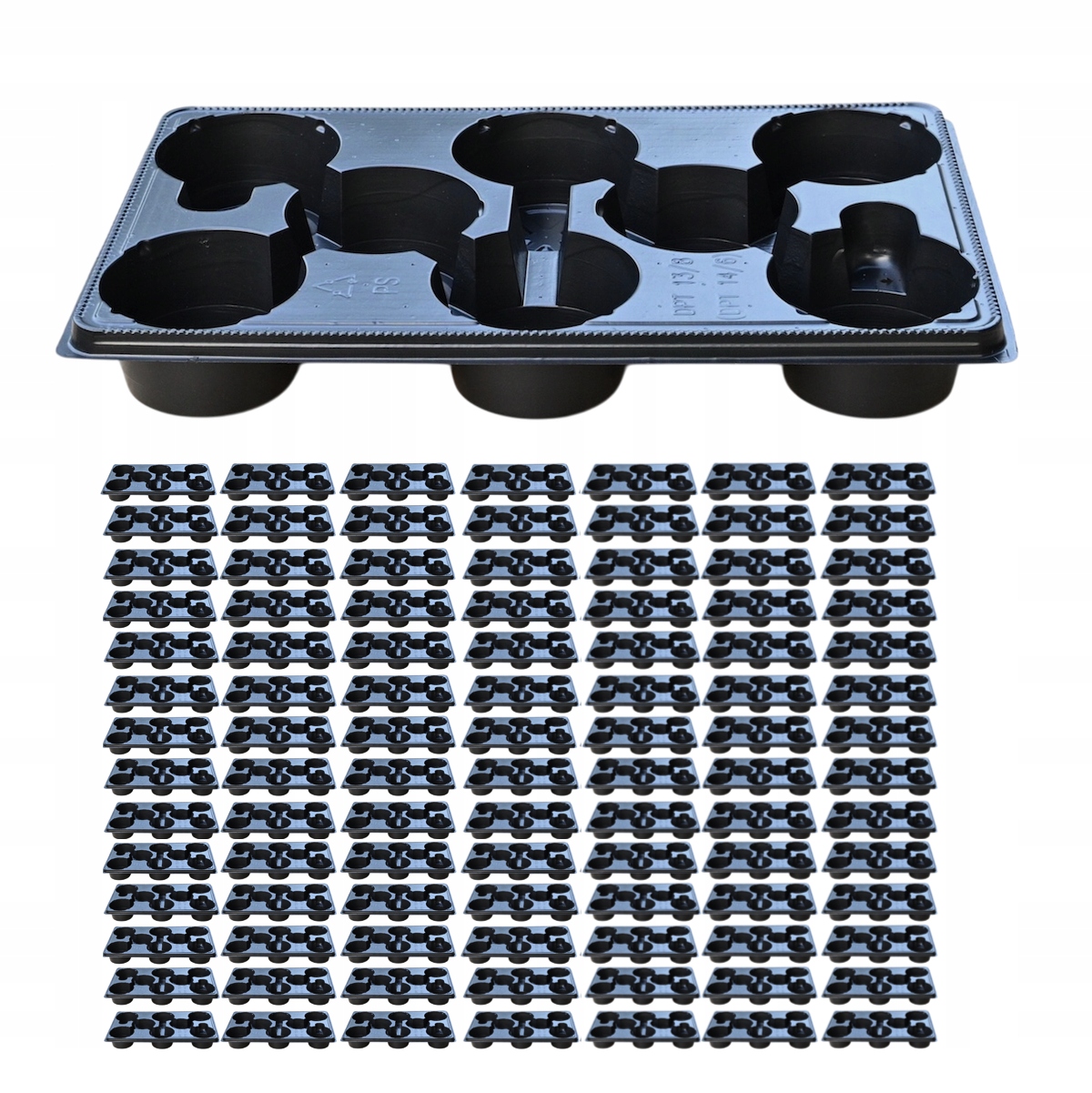 Přepravní pěstební palety Roko 13/8 pro výrobní květináče x 100ks