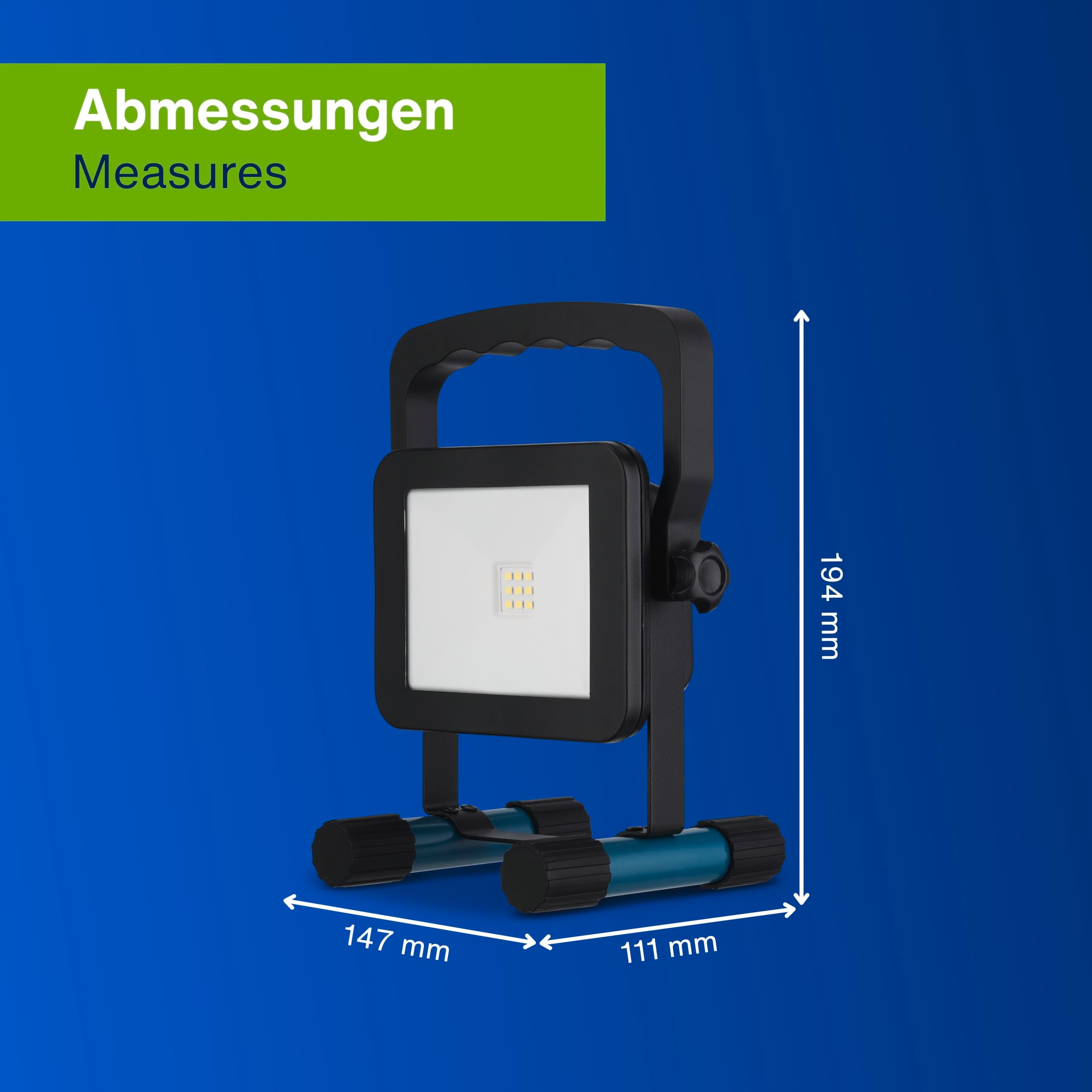 REV Lampa LED 5W 700lm IP54 Do Wnętrz i Na Zewnątrz Z Akumulatorem — miniatura 5