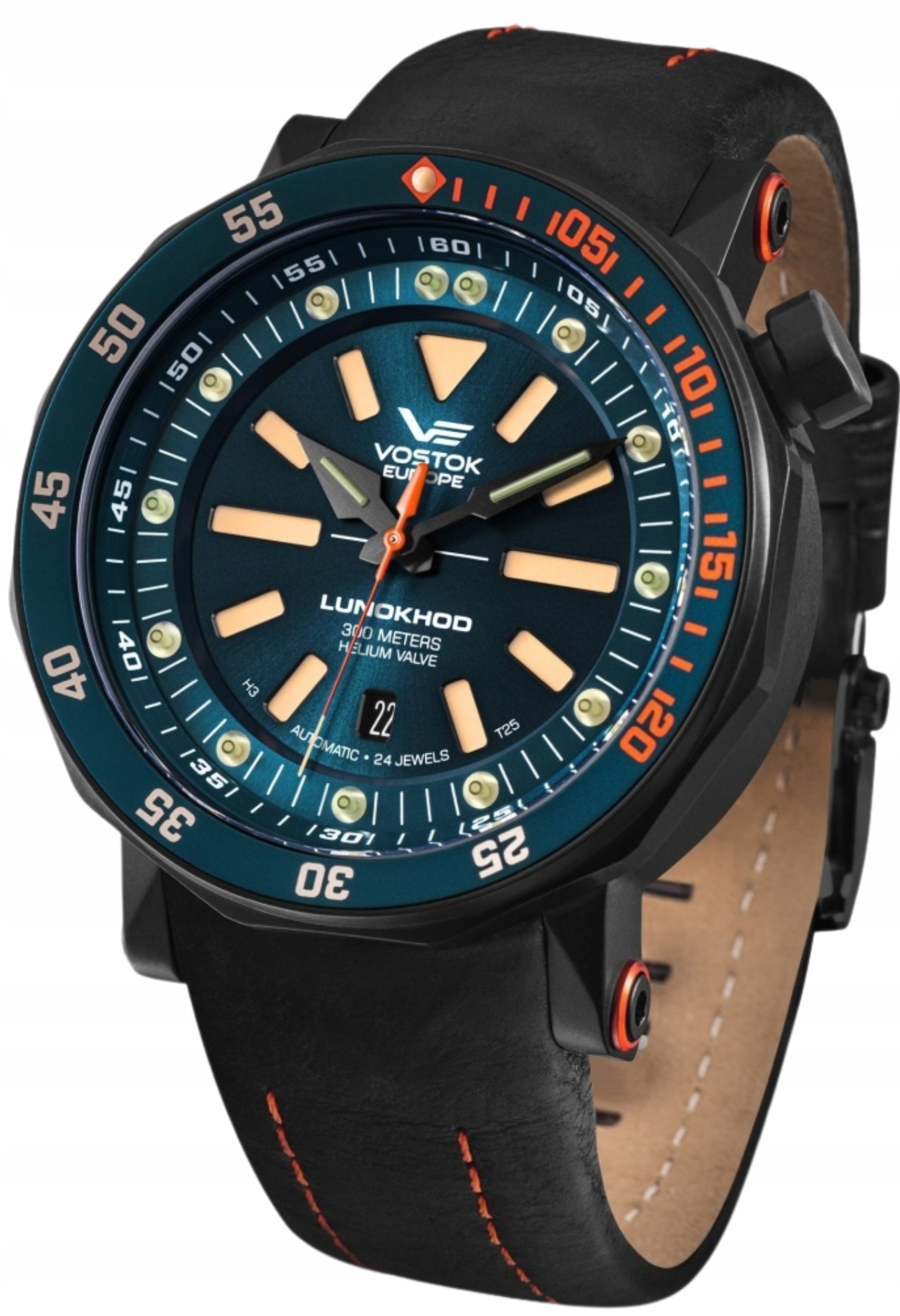 Nové originální hodinky Vostok Europe NH35A-620C633 Lunokhod Automatic box