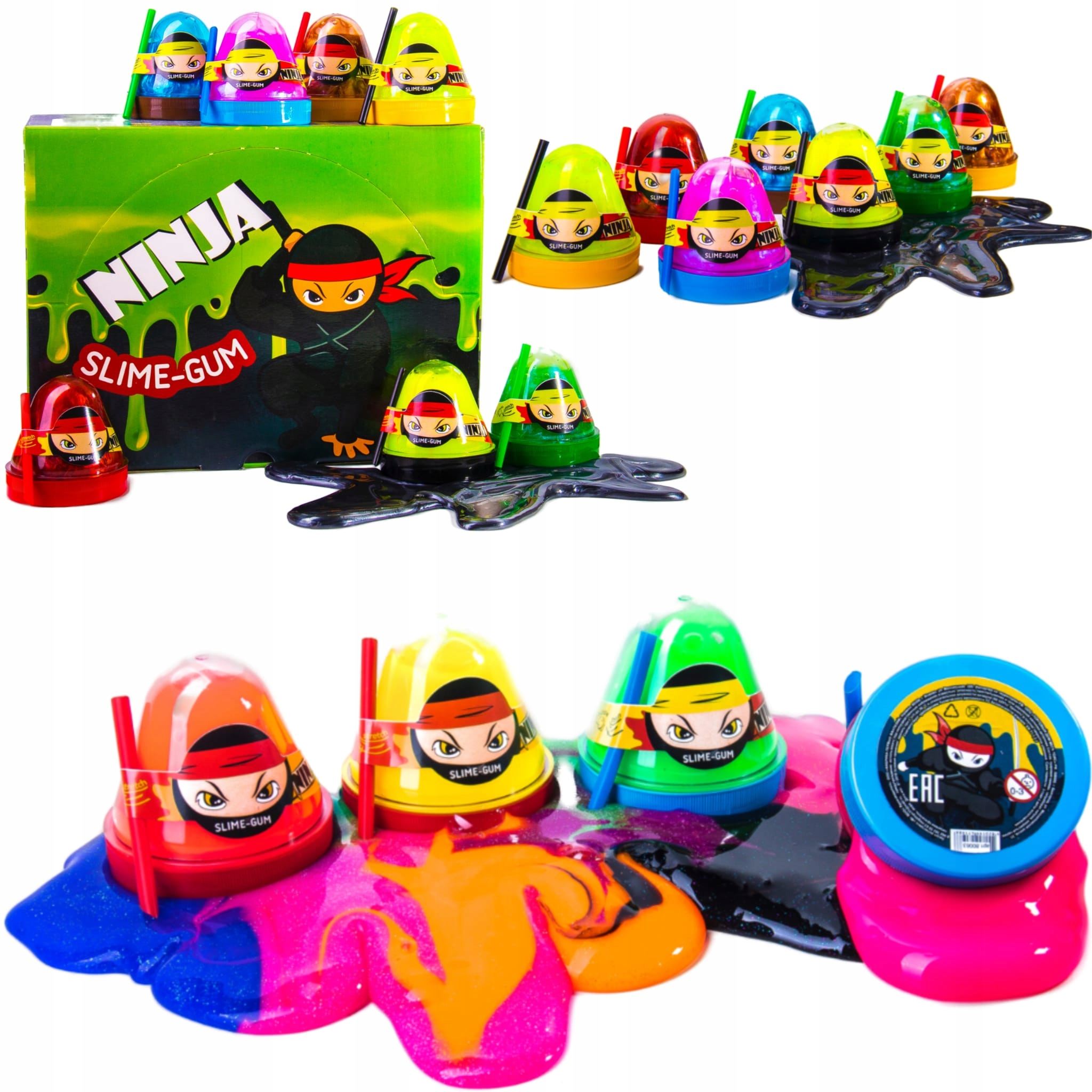 

Glutek antystresowy "mr.boo" Ninja Neon