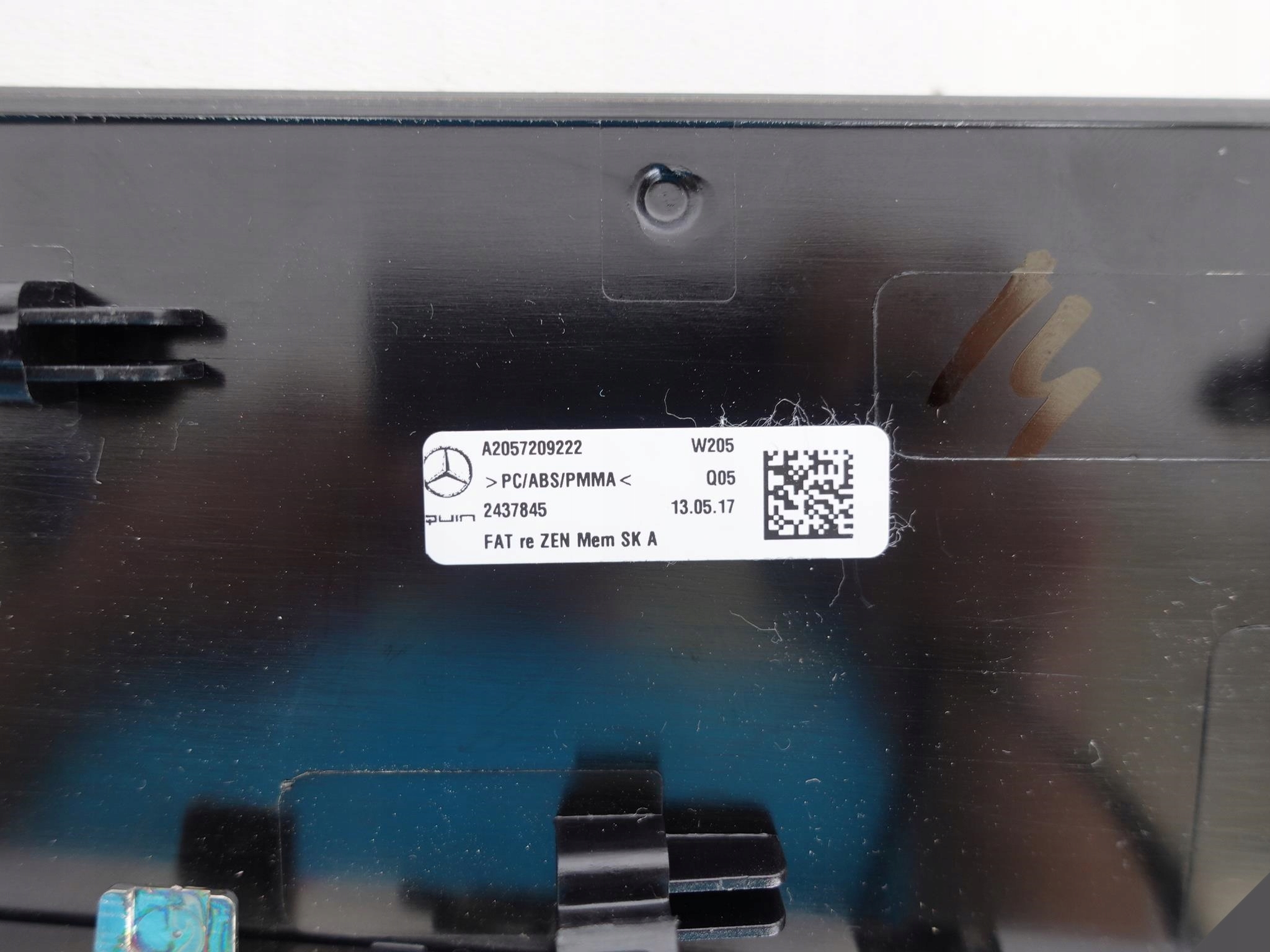 MERCEDES W205 GLC moulding DEKOR PANEL right front