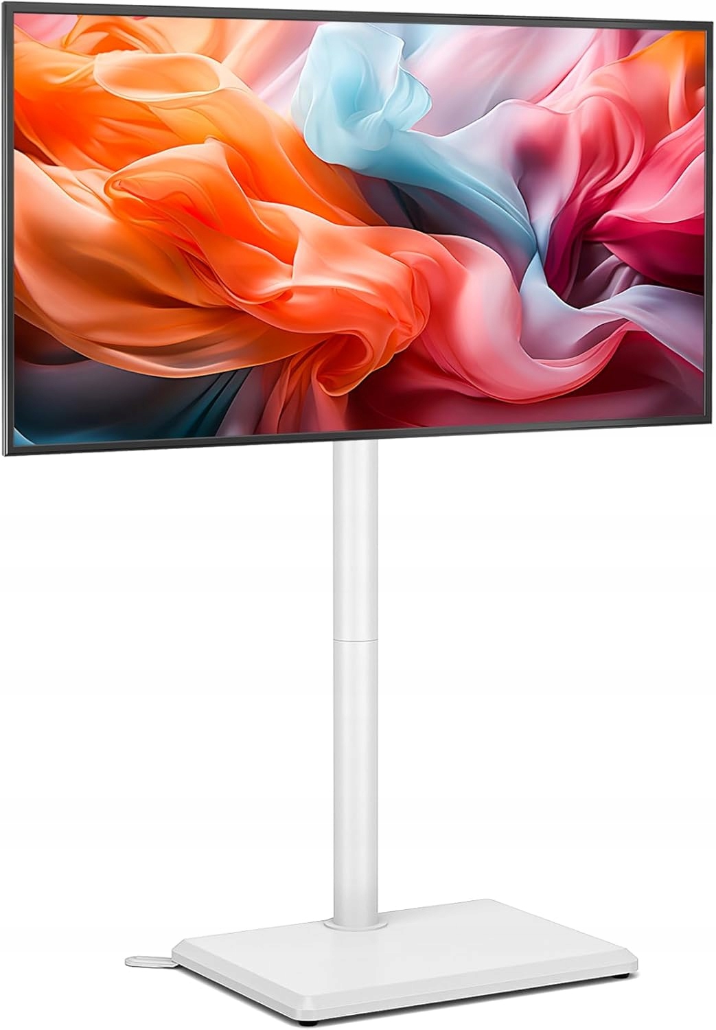 Stojak Podłogowy Tv 32-60" Biały Obrotowy Vesa 40kg