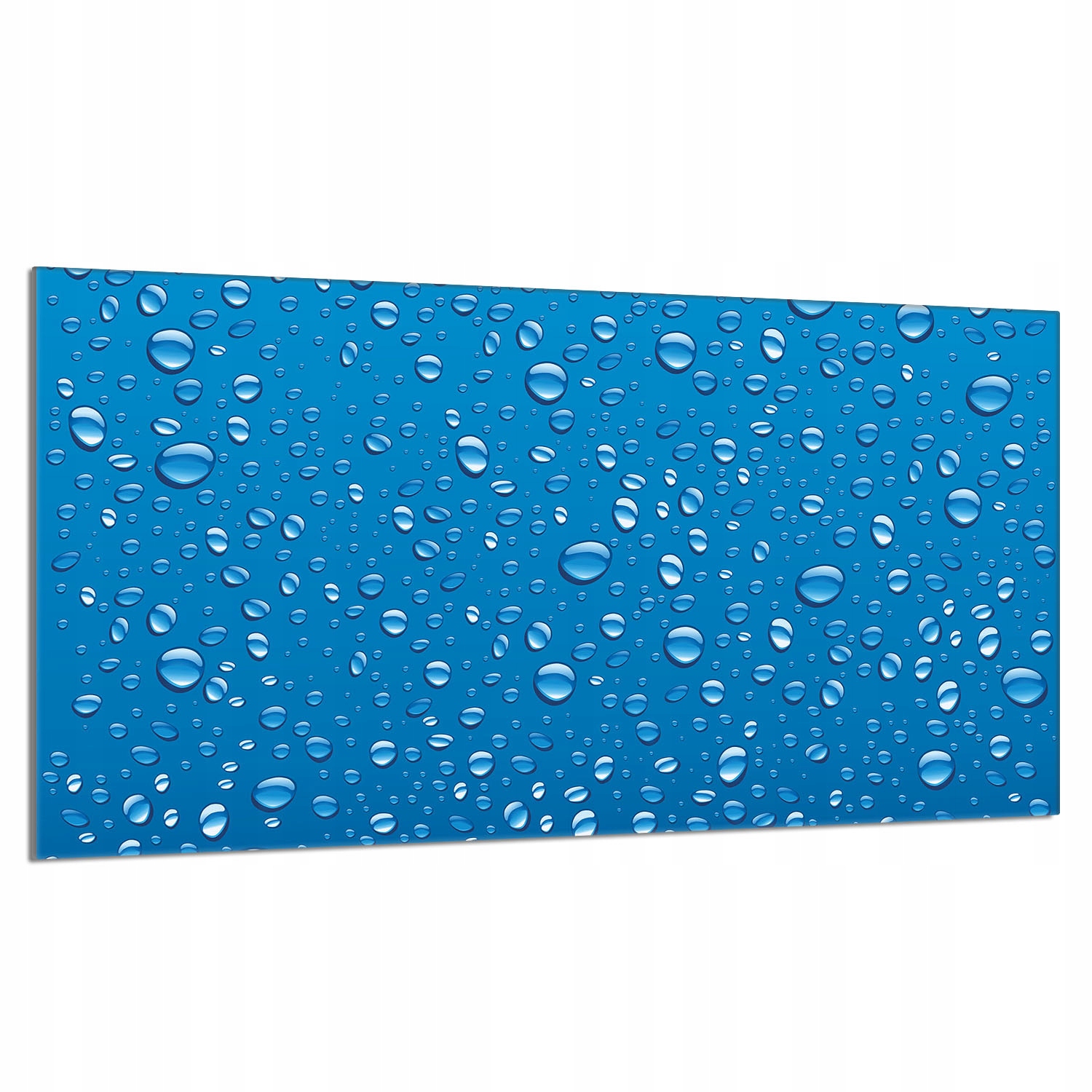 Skleněná ochranná deska na sporák 90x52 Kapky do kuchyně