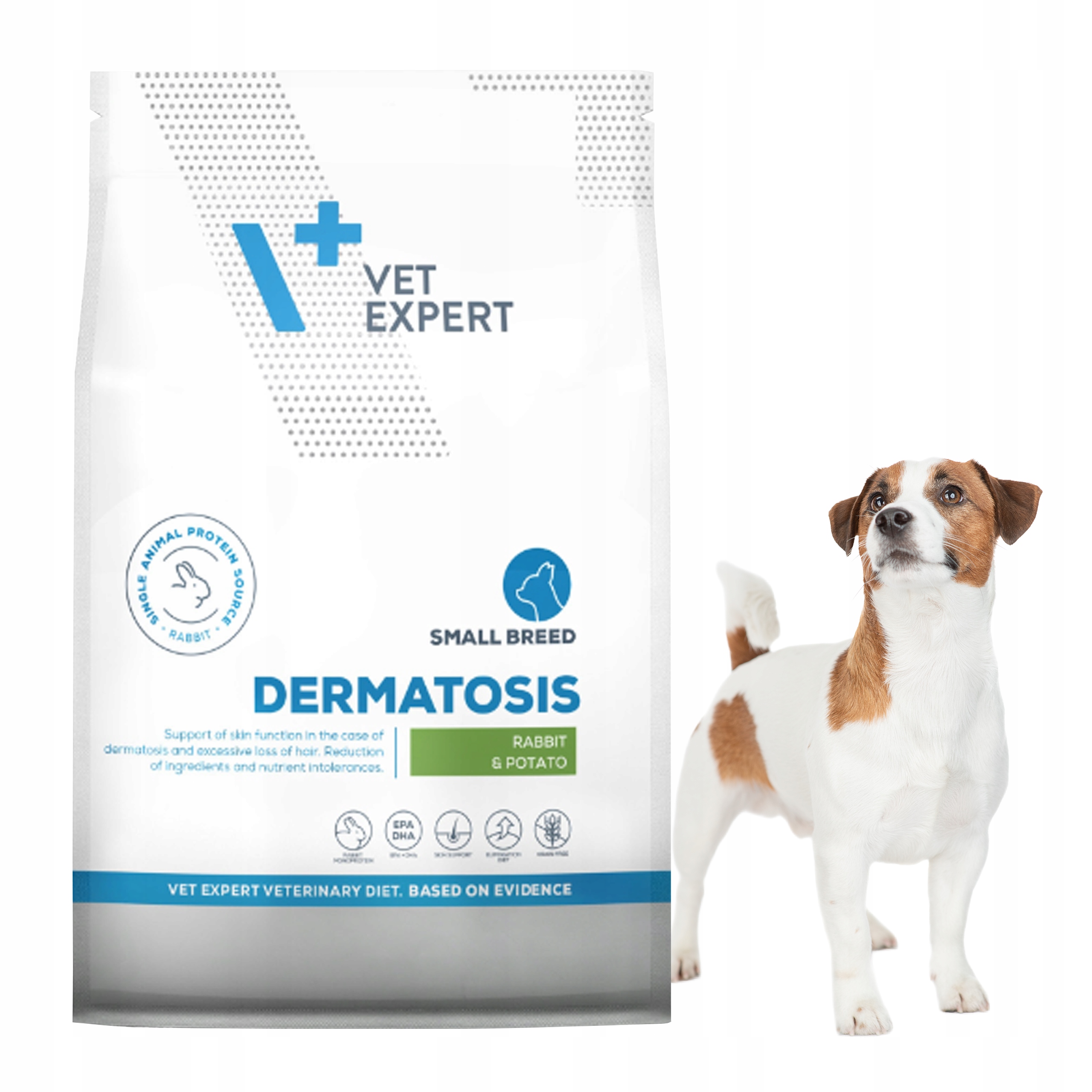 Vet Expert Dermatosis Rabbit & Potato Small Breed choroby skóry Królik 2kg