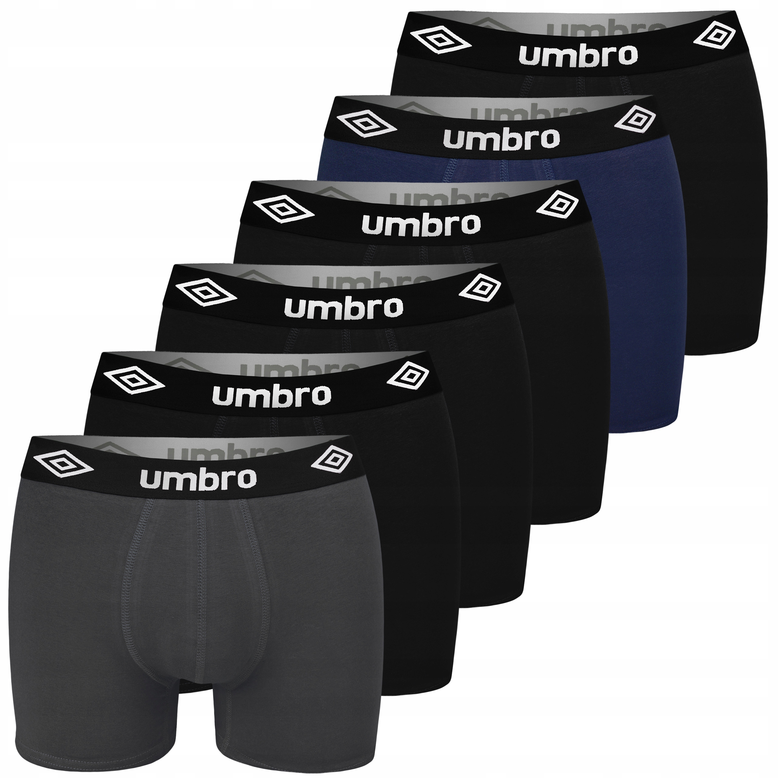Umbro Pánské boxerky 6 kusů BM568 Velikost L