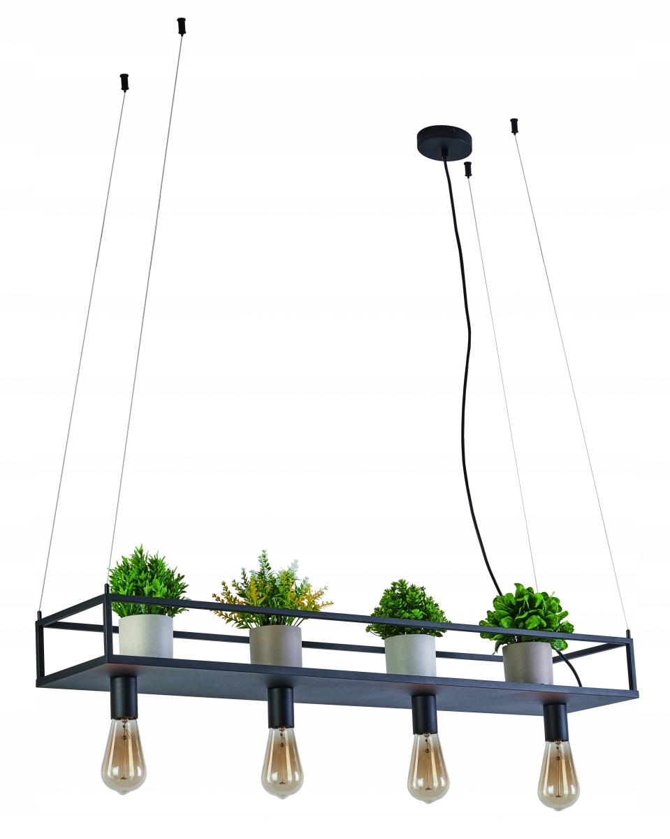 Květinová lampa nad stůl, polička na bylinky Fiore do jídelny nebo kuchyně