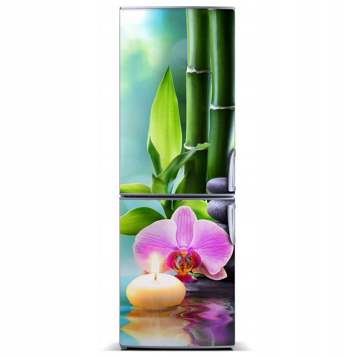 

Naklejka Magnes Magnes Orchidea i bambus 60x180
