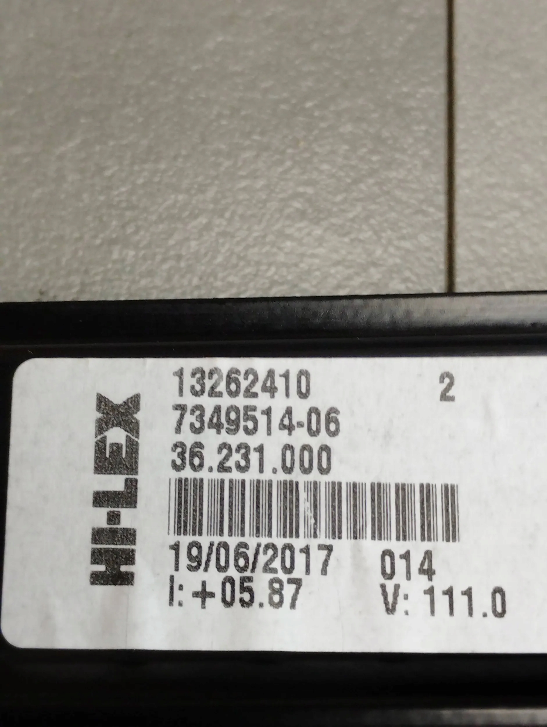 BMW X1 F48 mechanism windows right front 7349514