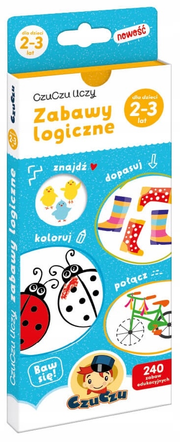 

CzuCzu Uczy Zabawy Logiczne 2-3 lata Zagadki