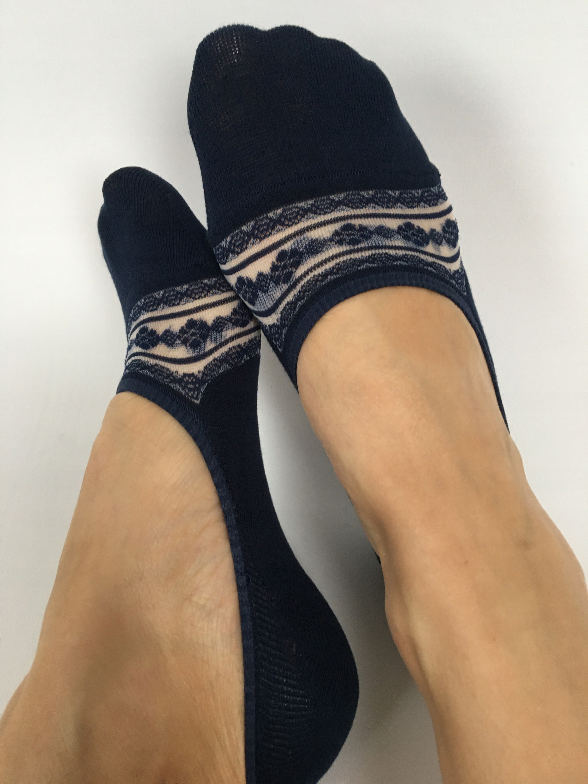 SKARPETKI STOPKI BAWEŁNIANE Z KORONKĄ POLKA Rozmiar 36-39