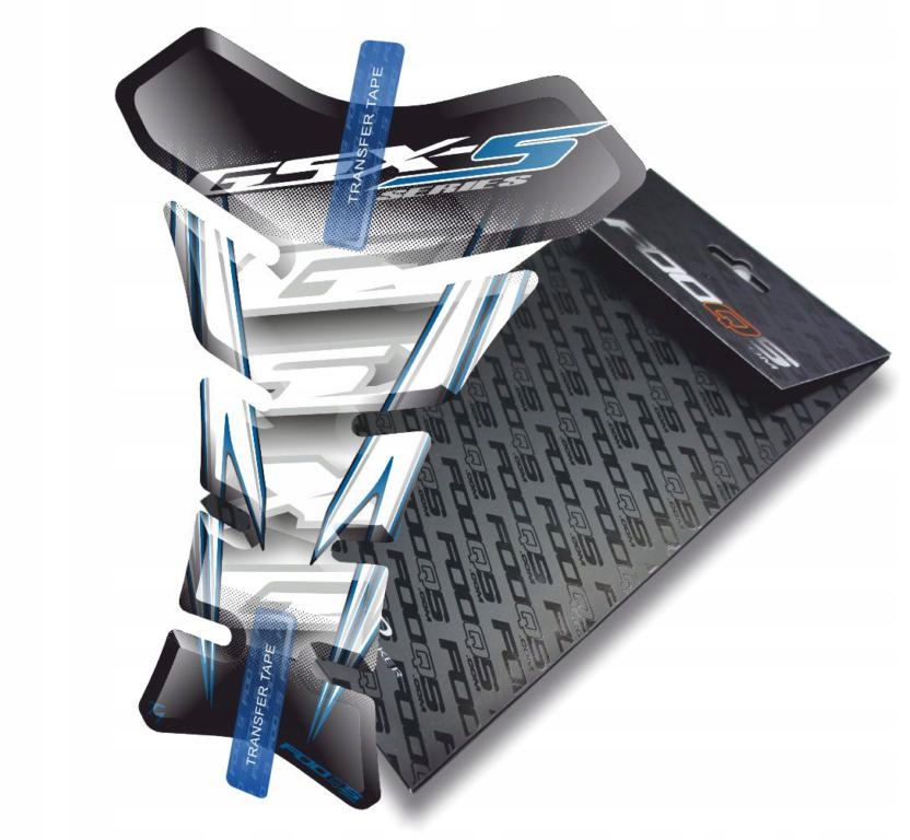 Tank-pad od firmy Fooqs pro Suzuki Gsx-s 750 1000 Bílý Modrý