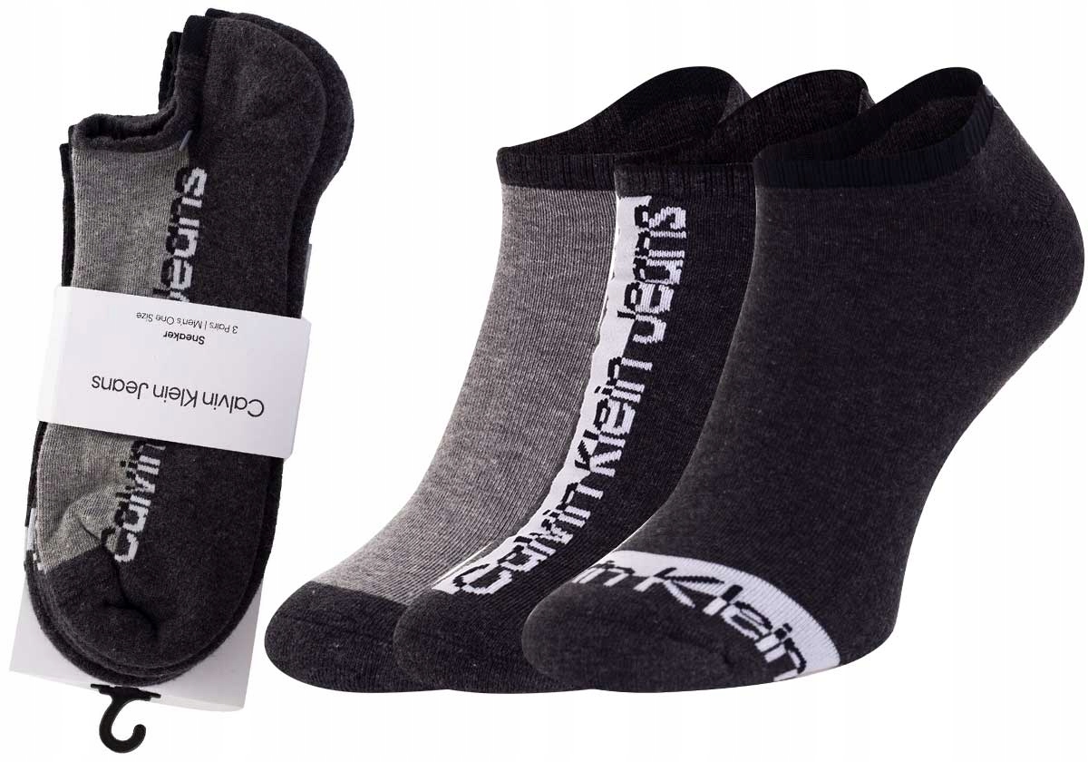 

Calvin Klein Stopki Męskie 3 Pary Grey r. 40-46