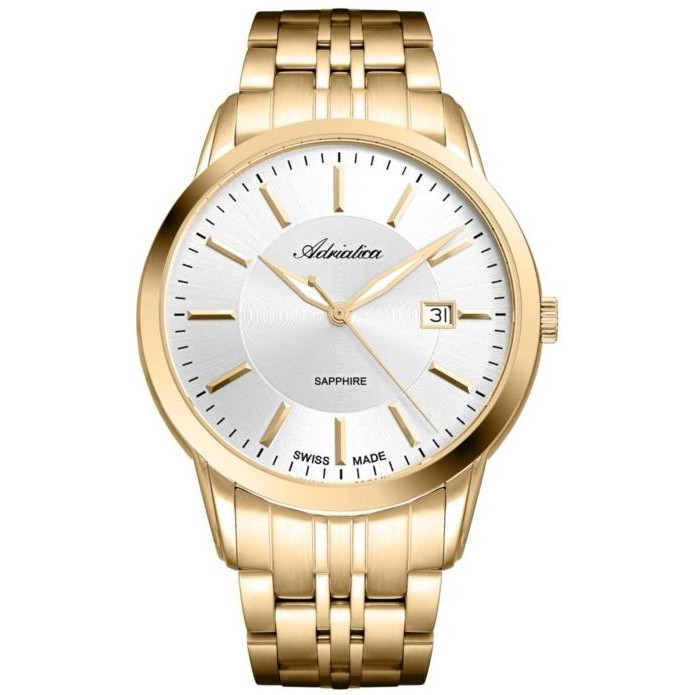 Pánské Hodinky Adriatica A8306.1113Q zlaté