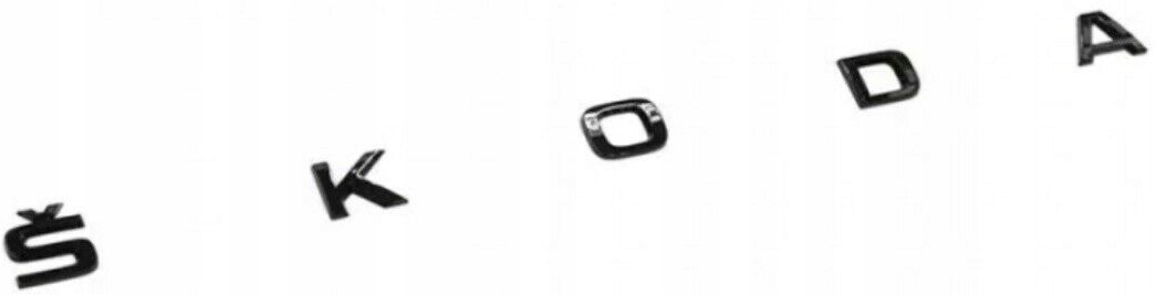 3V0853687J 041 - НАДПИСЬ БАГАЖНИКА SKODA SUPERB III ЧЕРНЫЙ