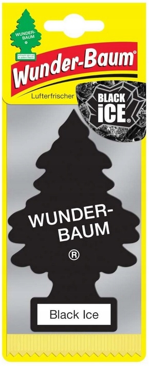 

Zapach samochodowy Wunder-baum Black Ice choinka