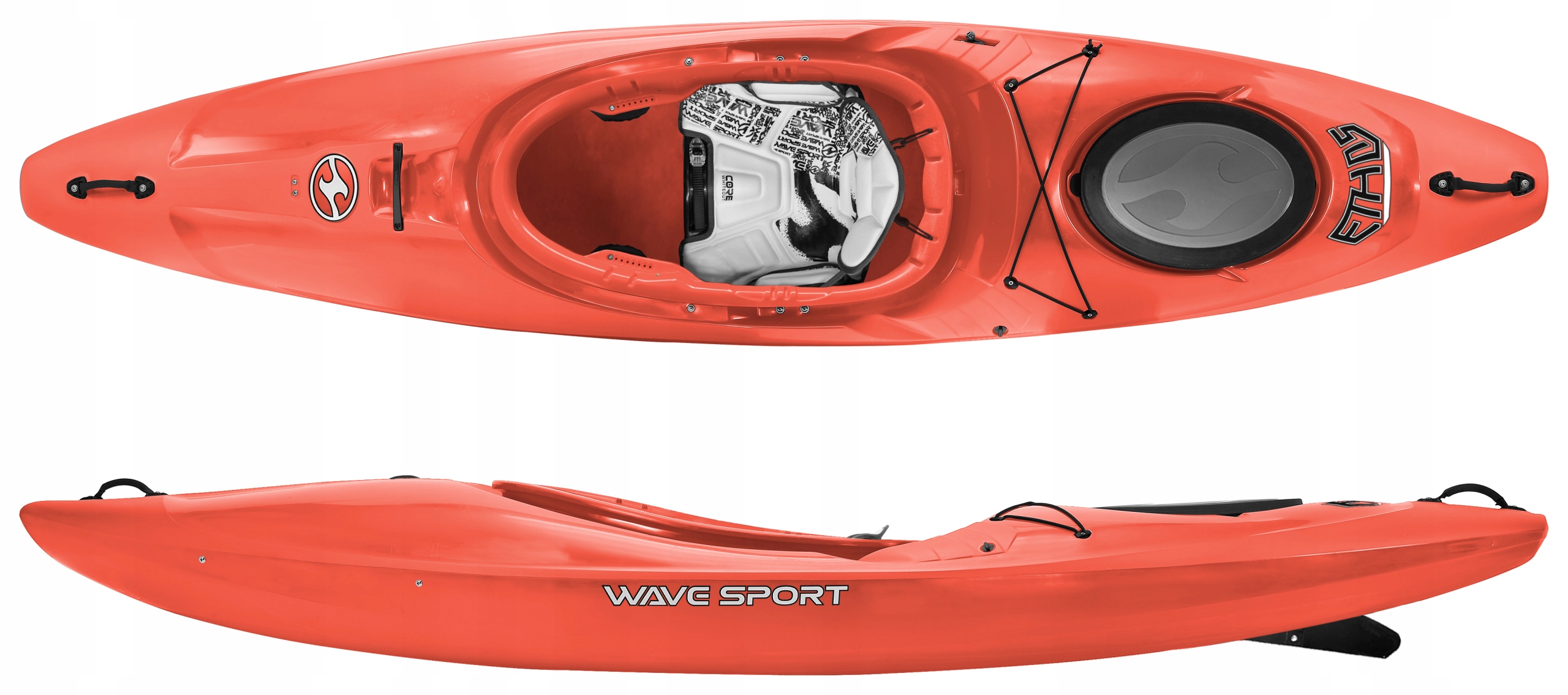 Jednoosobowy Kajak Górski Hybrydowy Jedynka Ethos 10 Coretour Wave Sport