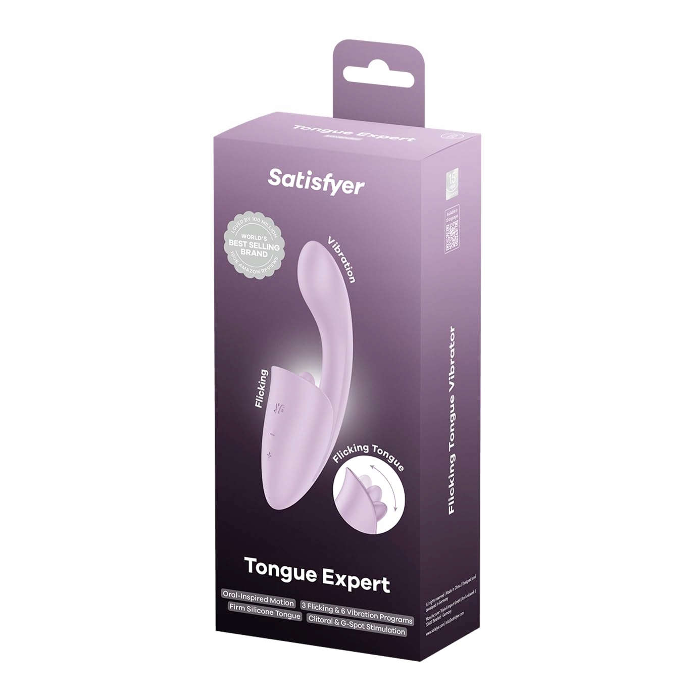 SATISFYER Tongue Expert Wibrator Klitorisu i Punktu G Wodoodporny — miniatura 4