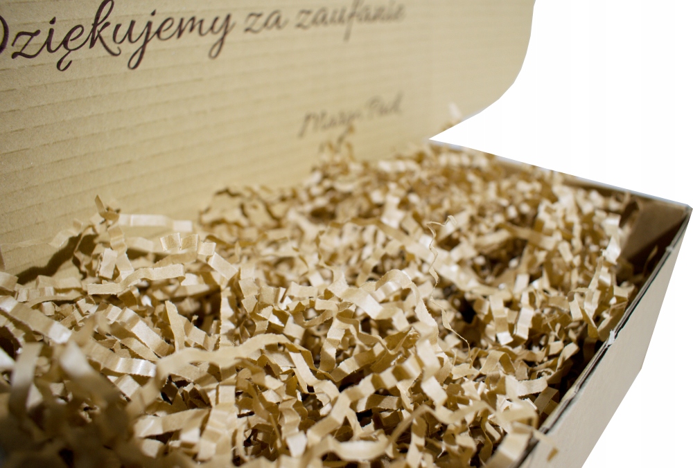 WYPEŁNIACZ EKOLOGICZNY WIÓRKI PAPIEROWE DO PRZESYŁEK 1 KG Kod producenta 3xxxxx