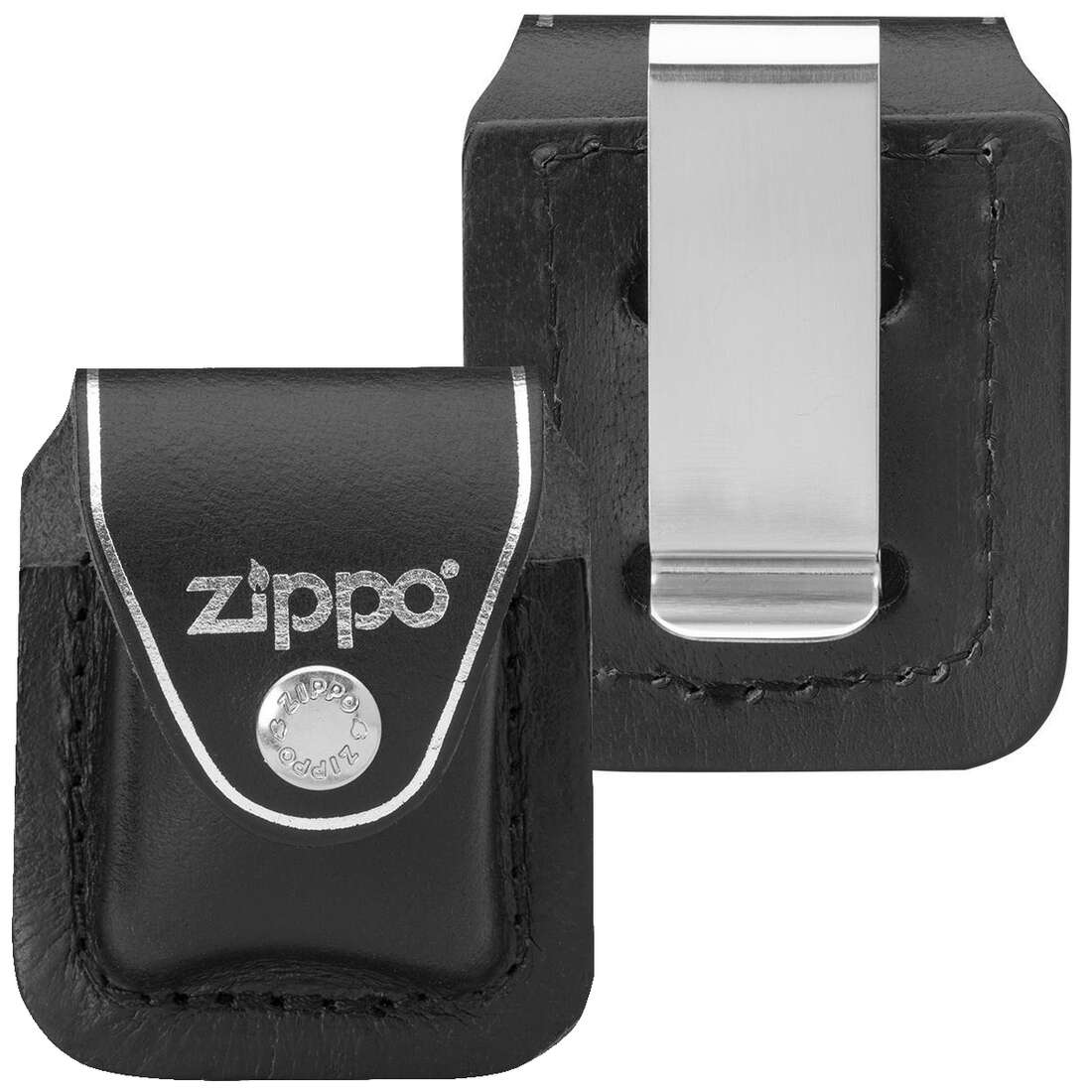 Wro Zippo Etui na zapalniczkę Lpcbk czarna skóra